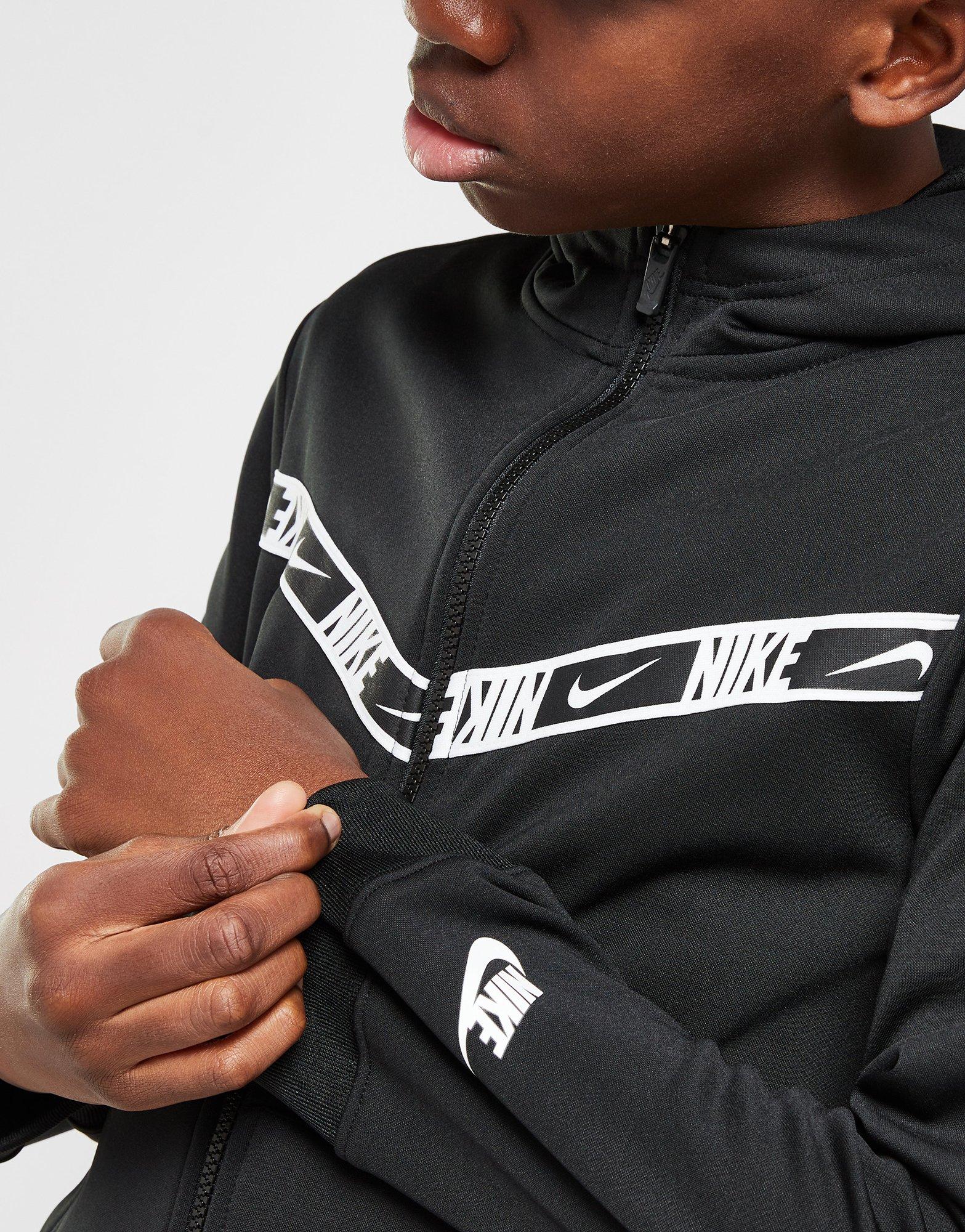 Nike Repeat Tape Full Zip Hoodie Junior