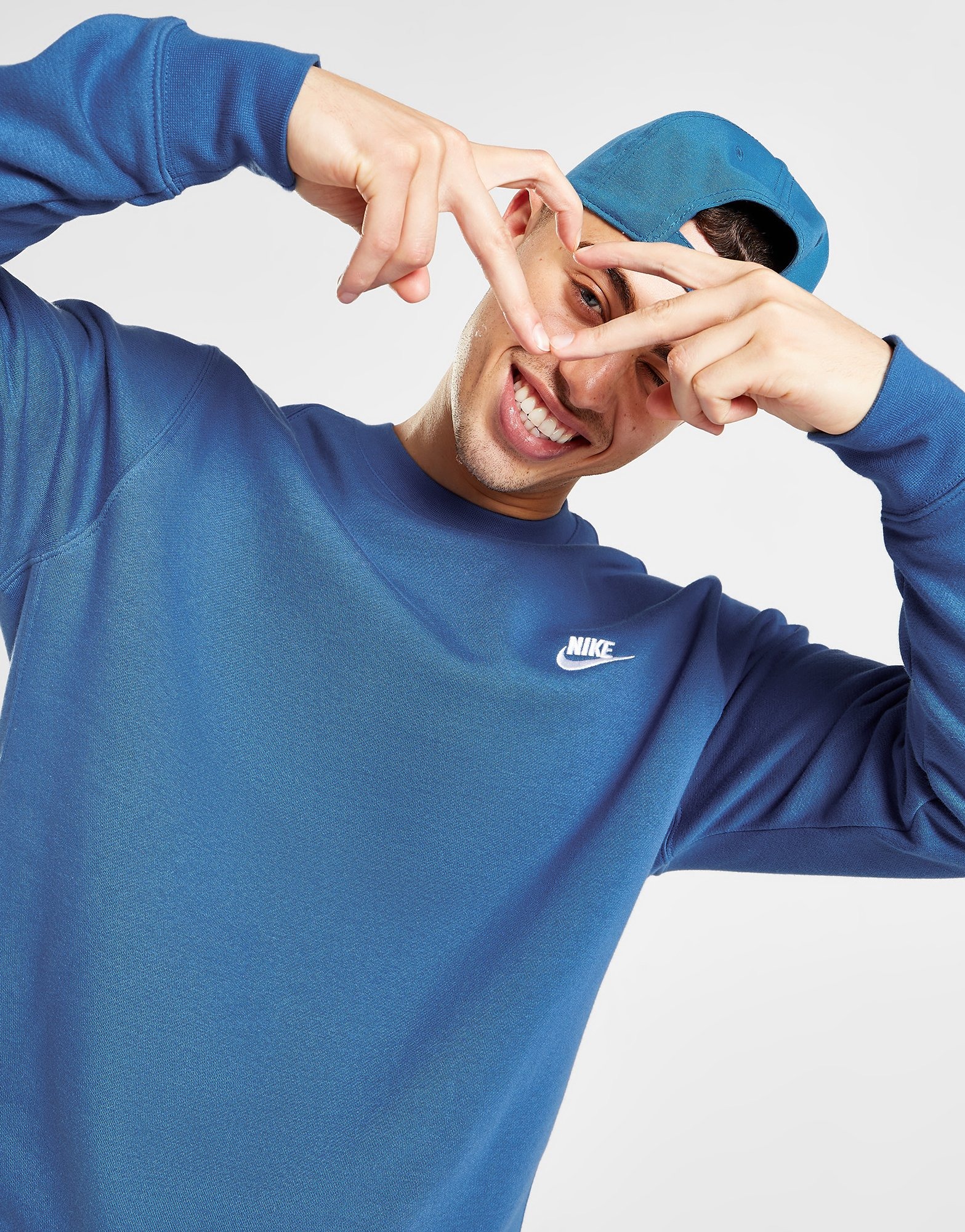 White Nike Foundation Crew Sweatshirt | JD Sports UK