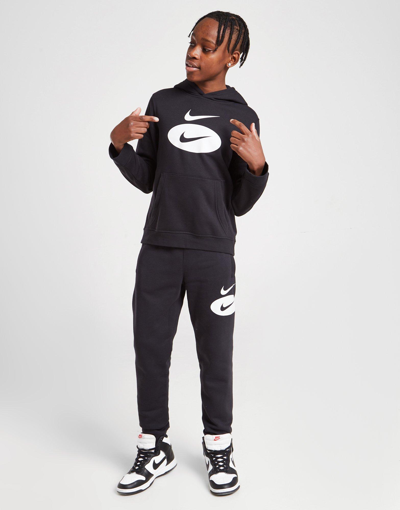 Nike Oval Logo Swoosh Hoodie Junior