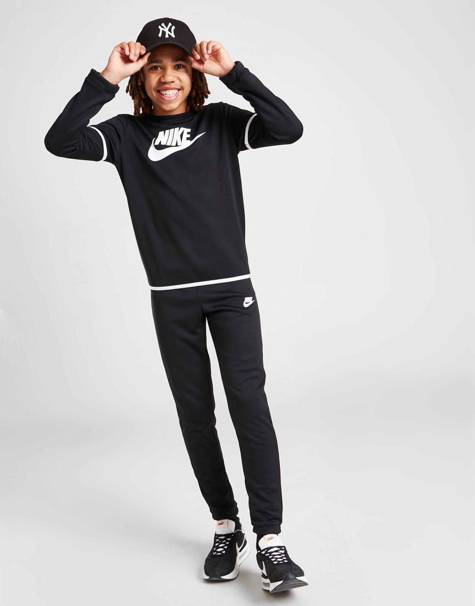 Nike Poly Crew Tracksuit Junior