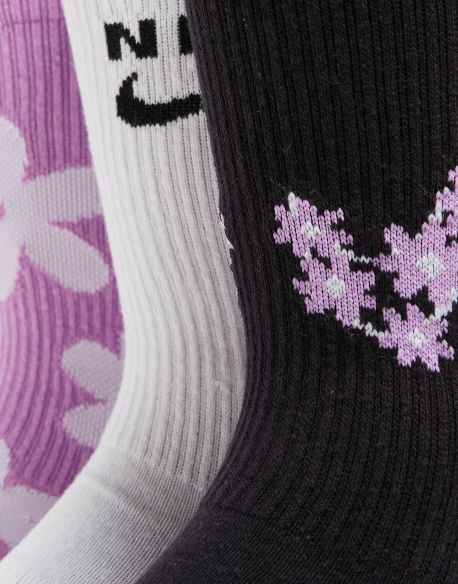 Nike Girls' Everyday Plus Cushioned Crew Socks Junior
