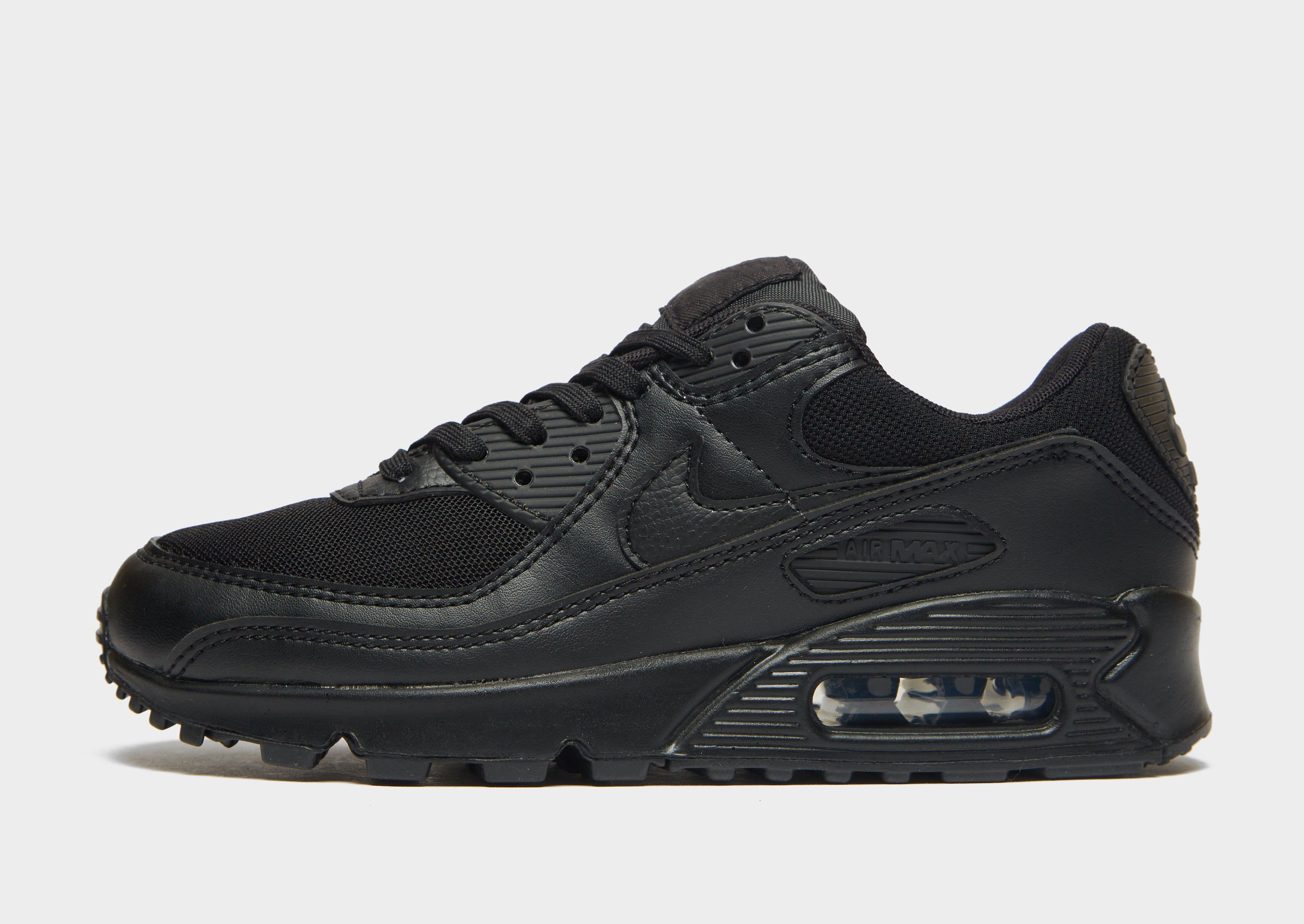 Womens air max 90 on sale black