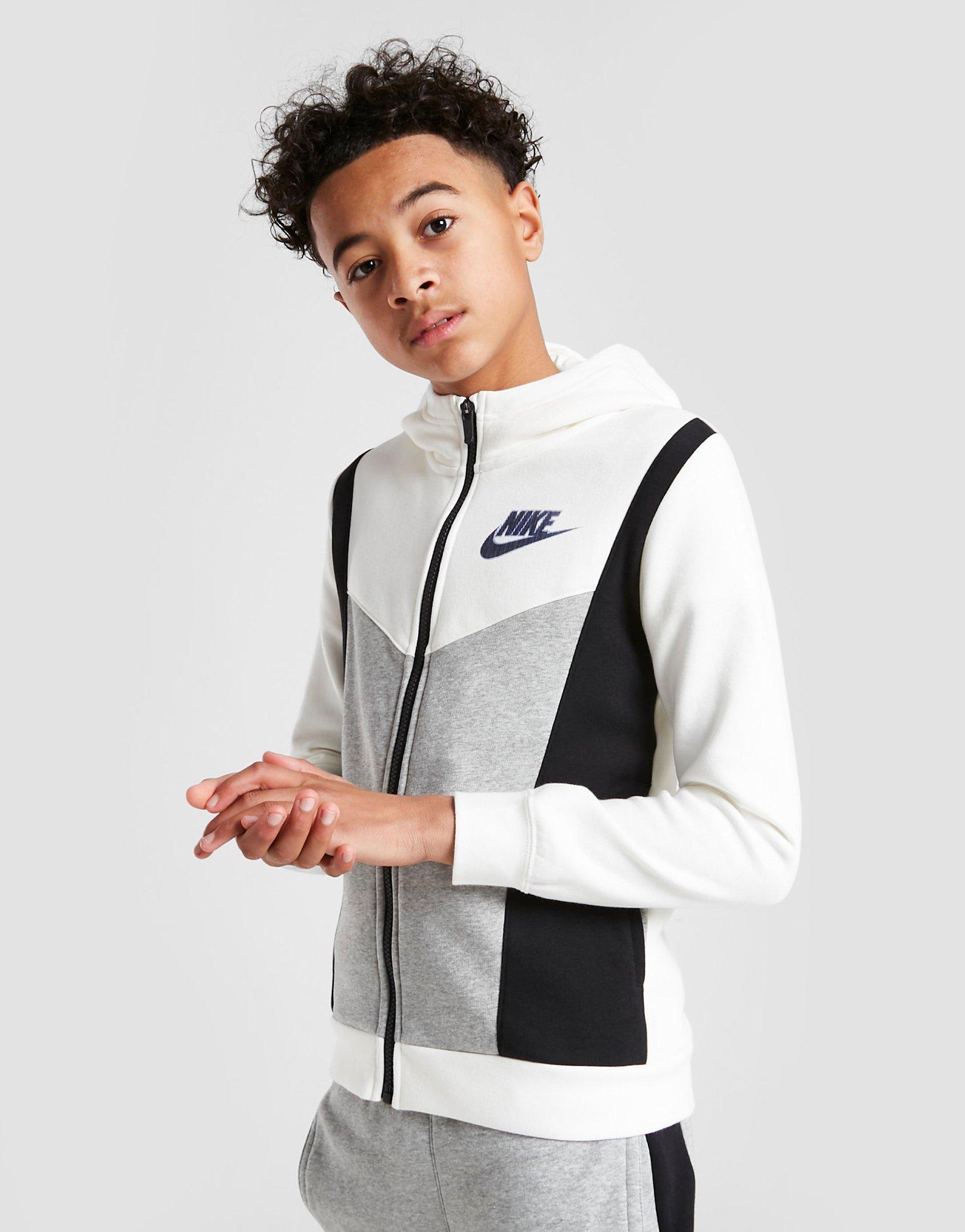 Nike Hybrid Fleece Full Zip Hoodie Junior