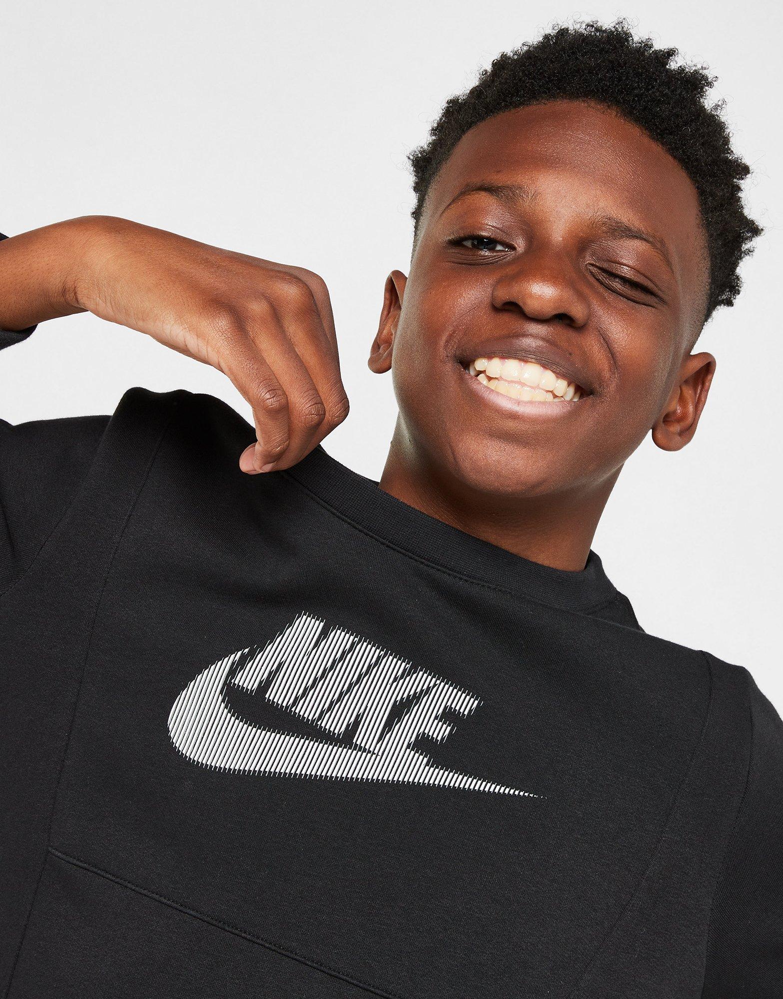 nike hybrid crew sweatshirt junior