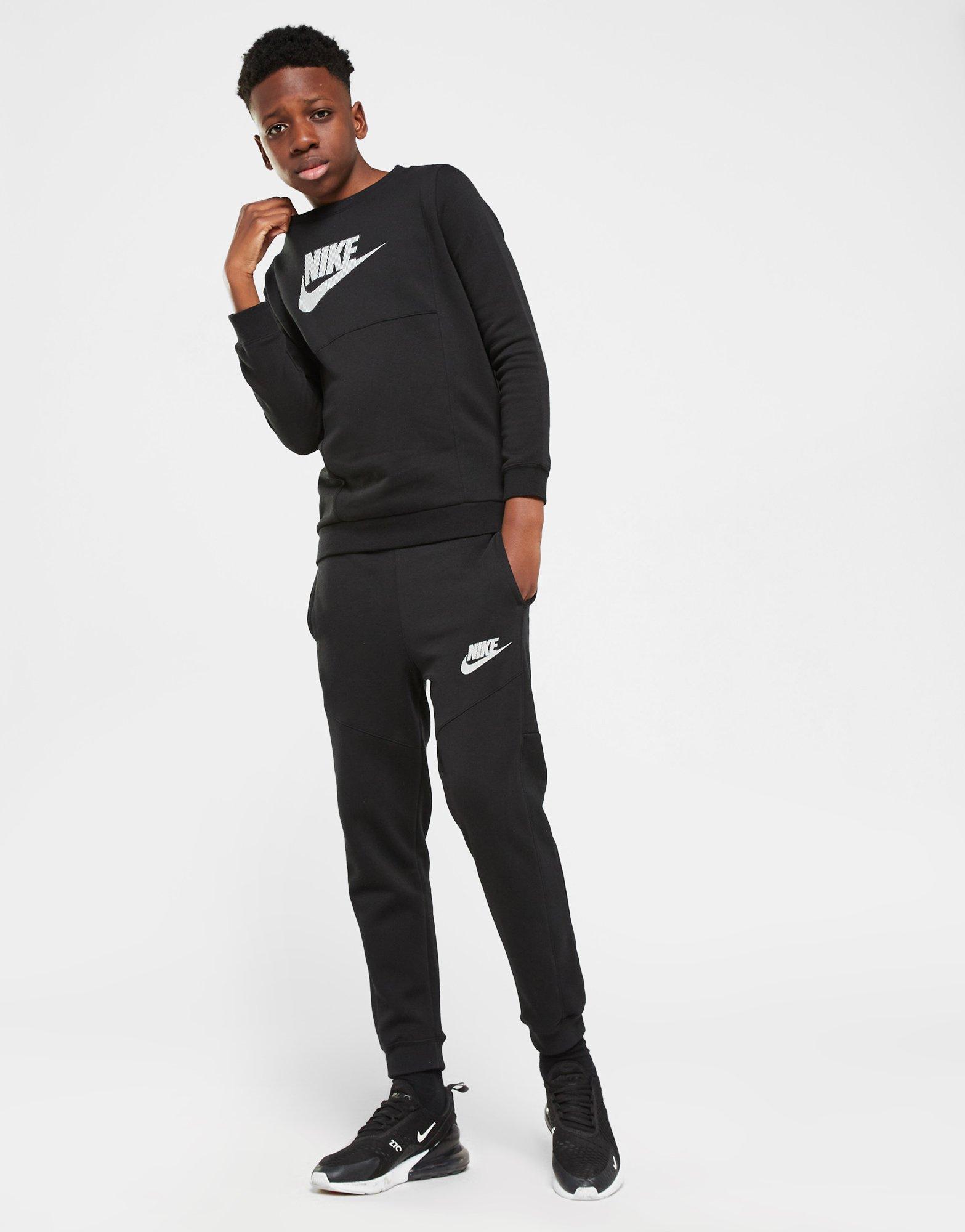 Nike Hybrid Fleece Crew Neck Sweatshirt Junior