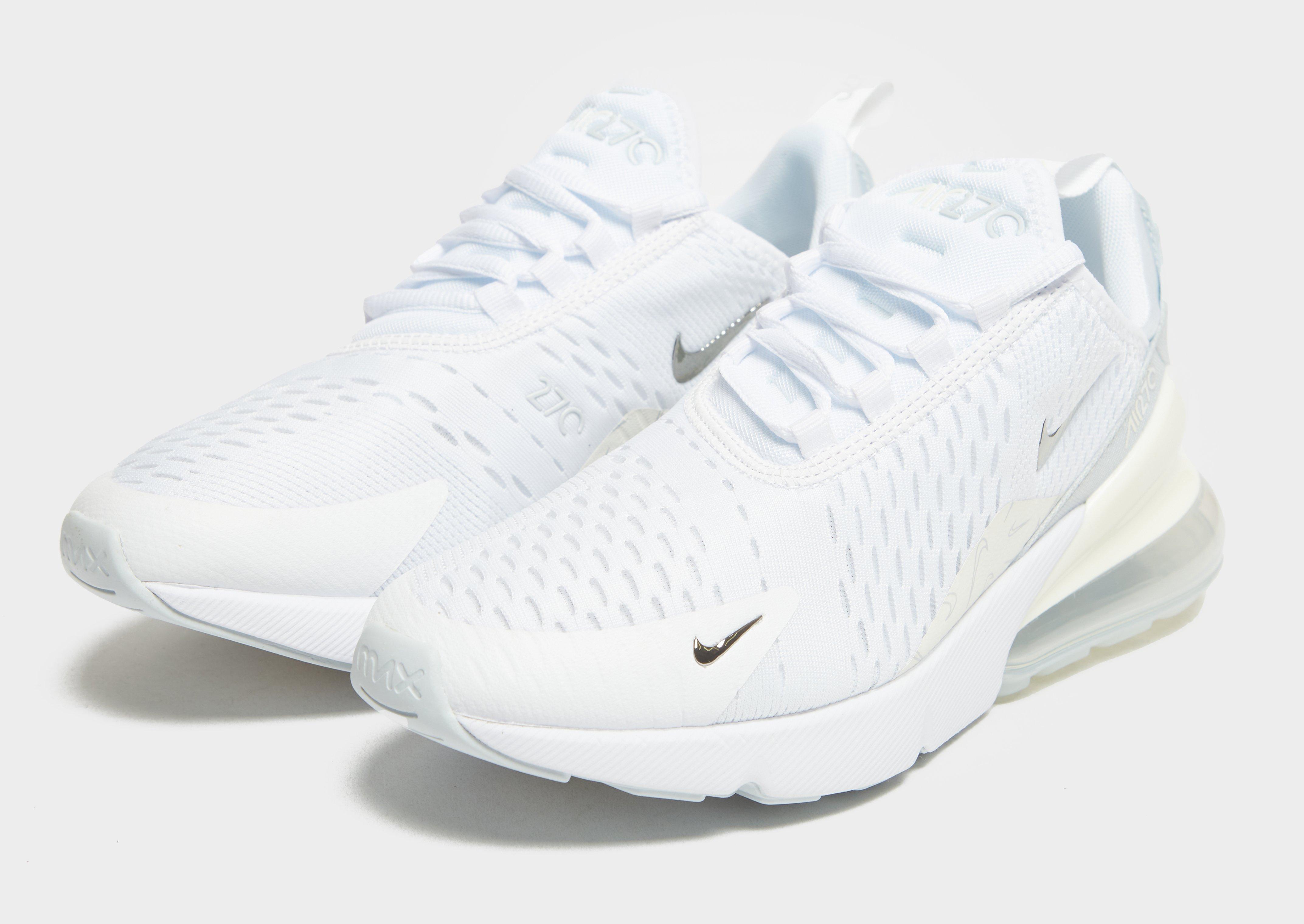 nike air 270 womens all white