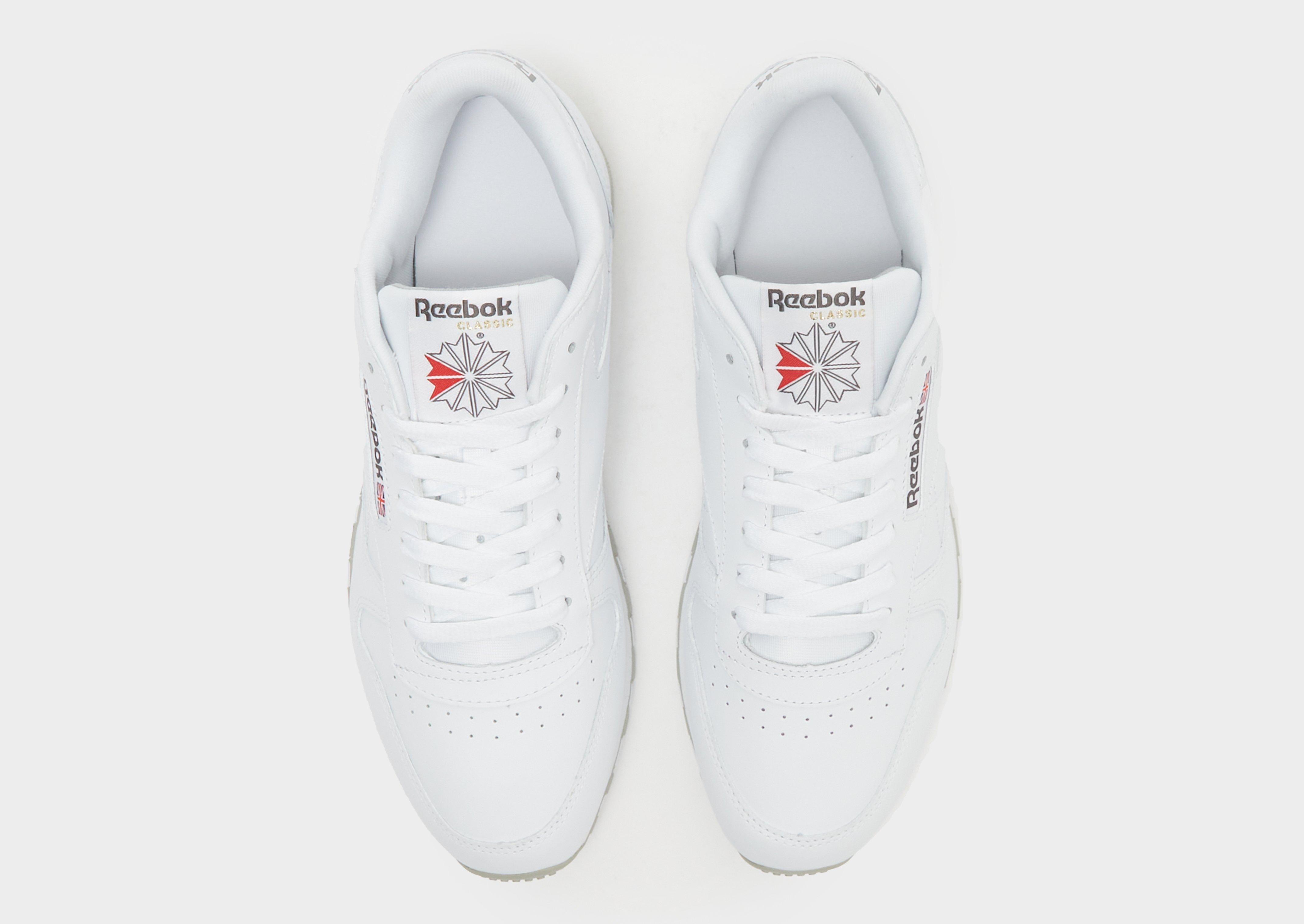 White Reebok Classic Leather - JD Sports Global