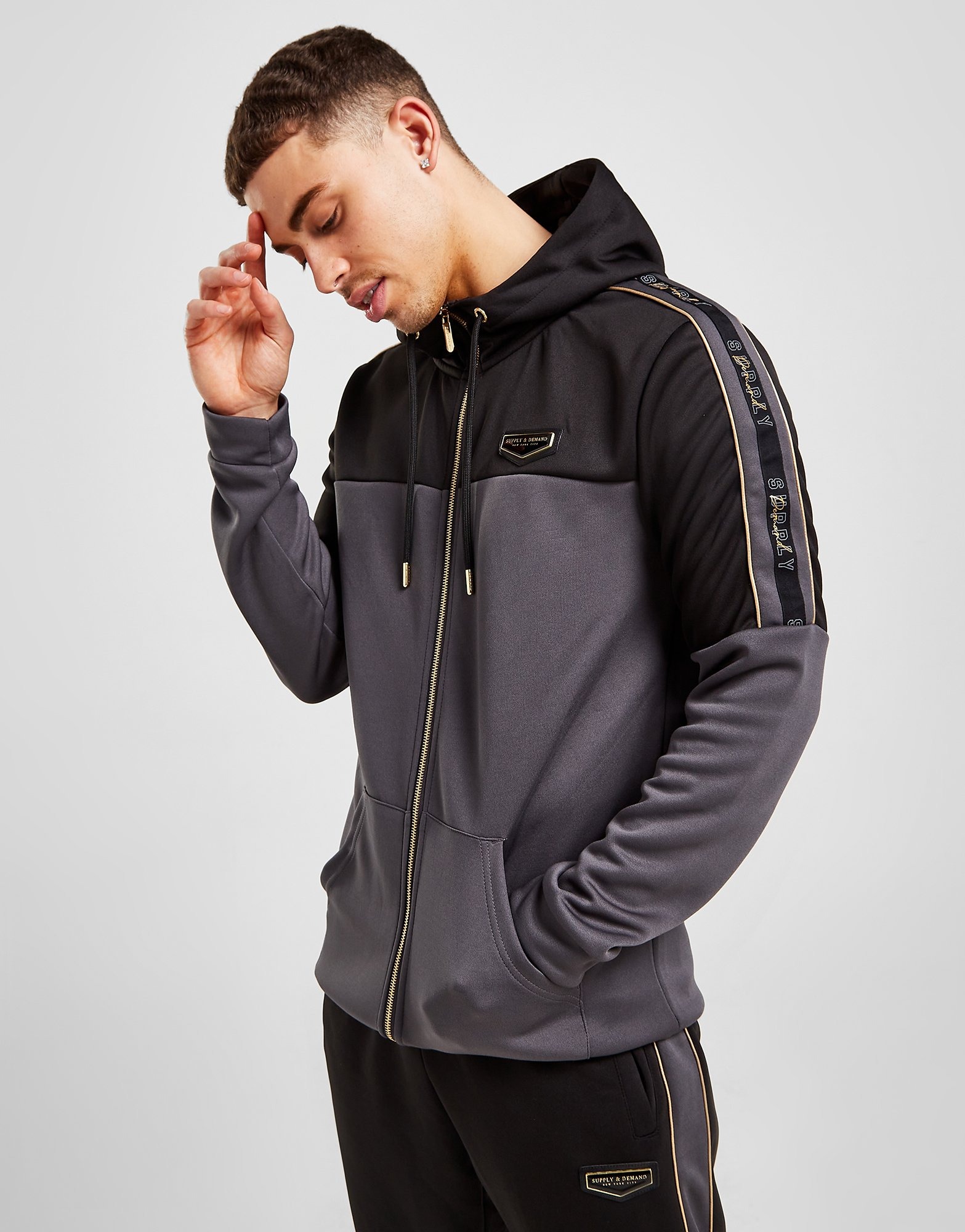 Supply & Demand Evo Full Zip Hoodie Herren Schwarz JD Sports Deutschland