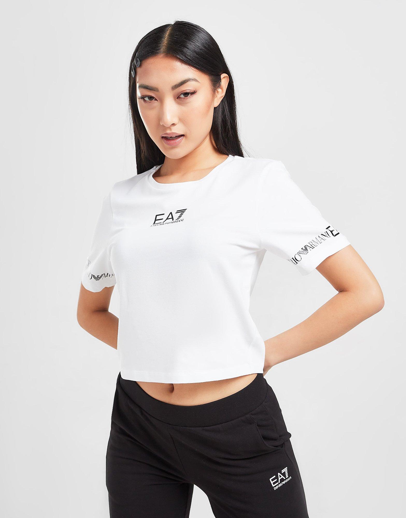 EA7 Emporio Armani Camiseta Crop Tape