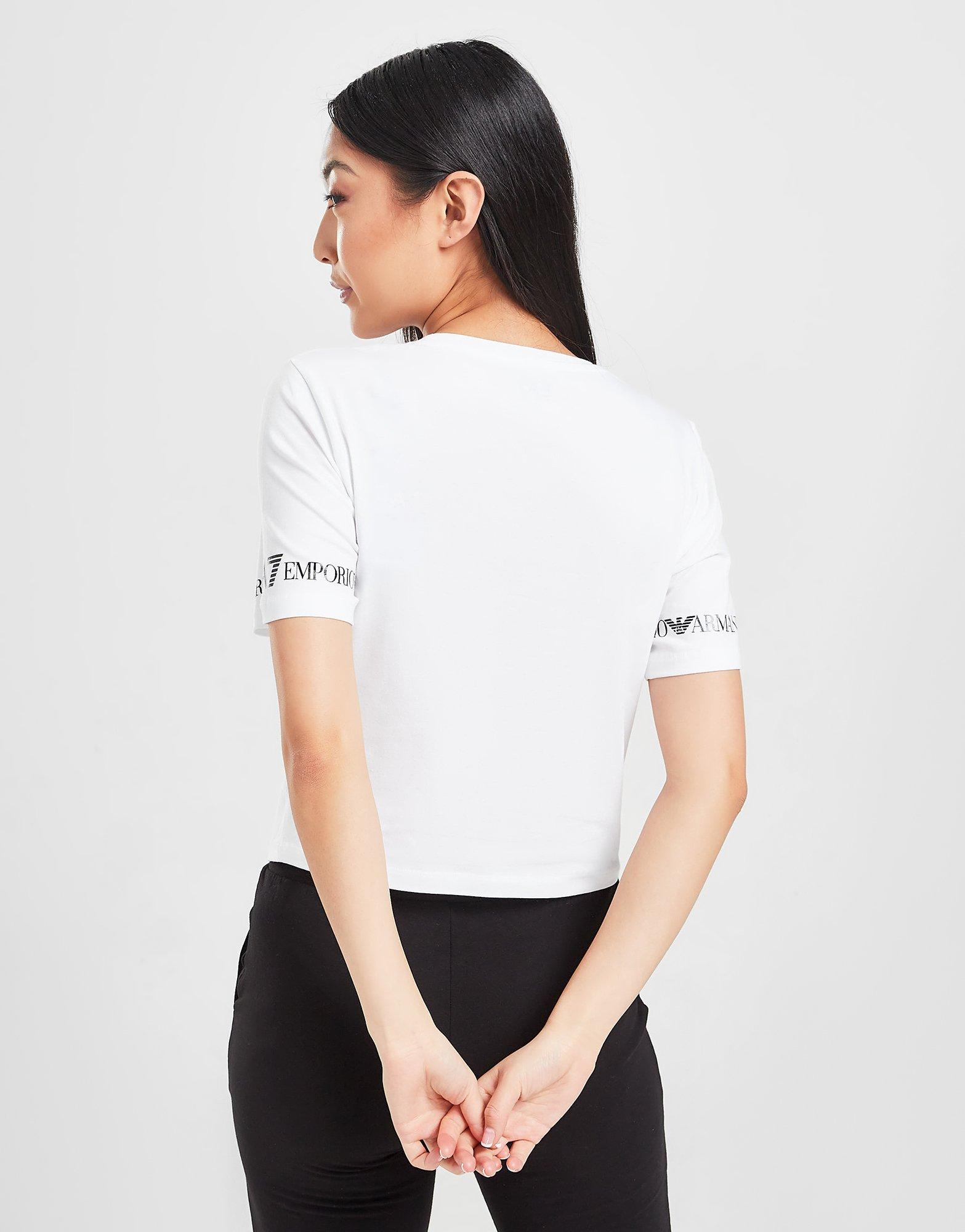 EA7 Emporio Armani Camiseta Crop Tape