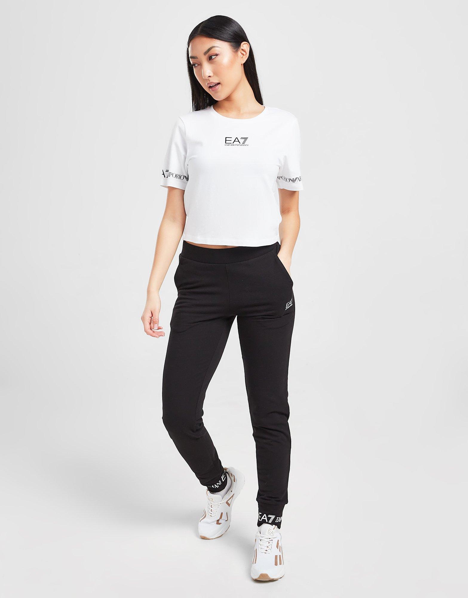 EA7 Emporio Armani Camiseta Crop Tape