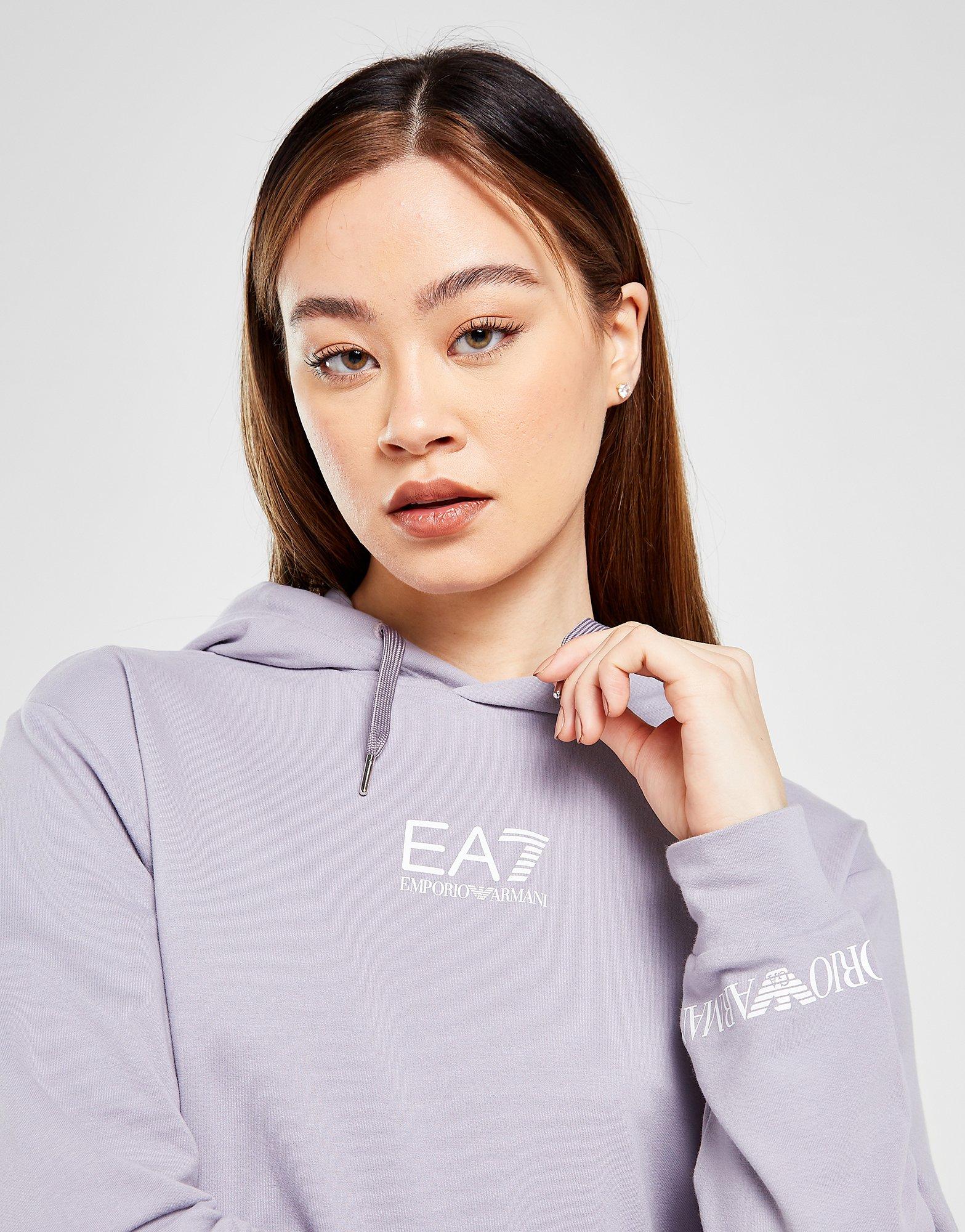 Emporio Armani EA7 Tape Crop Hoodie