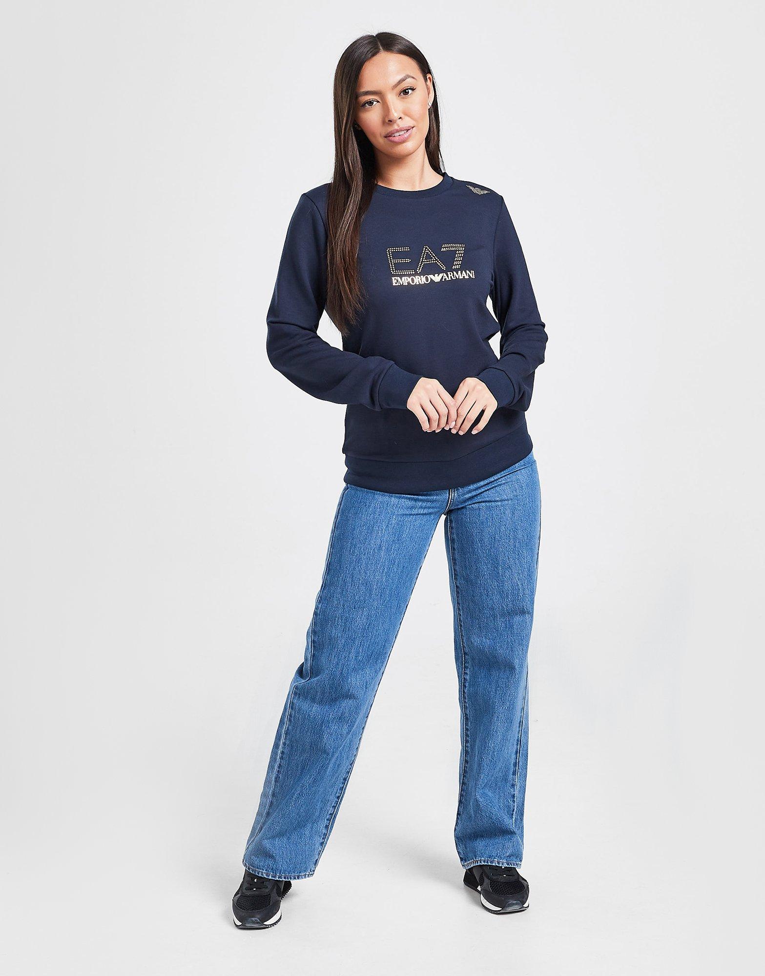 EA7 Emporio Armani Stud Crew Sweatshirt