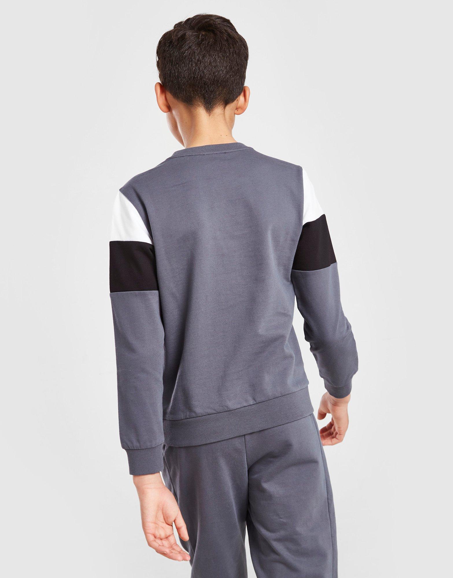 Emporio Armani EA7 Colour Block Crew Sweatshirt Junior