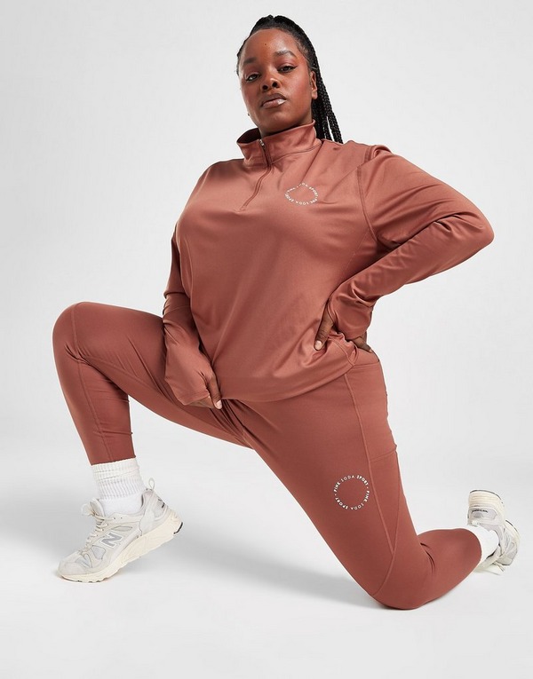 Pink Soda Sport Olympic Plus Size Hourglass Tights
