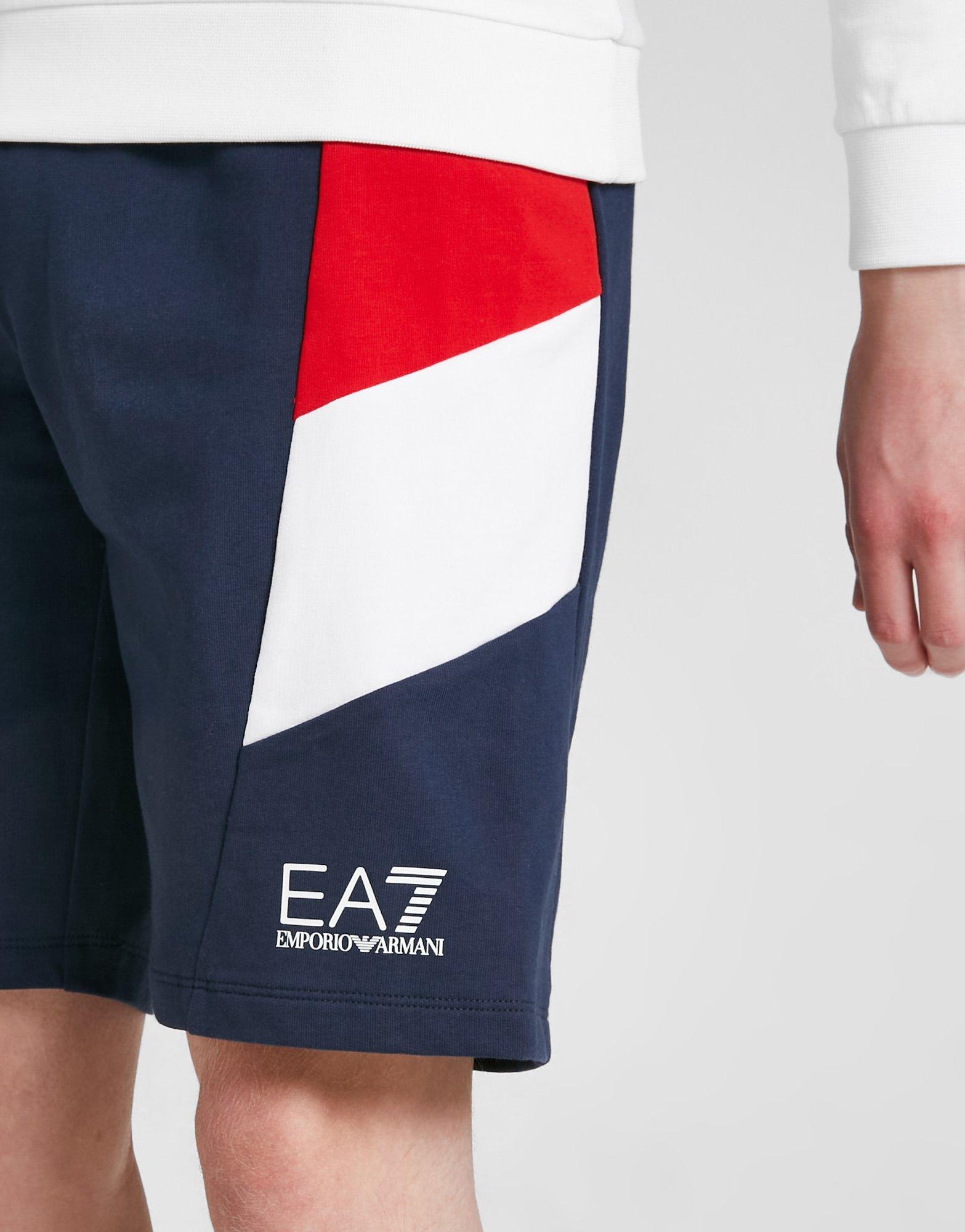EA7 Emporio Armani Colour Block Shorts Junior