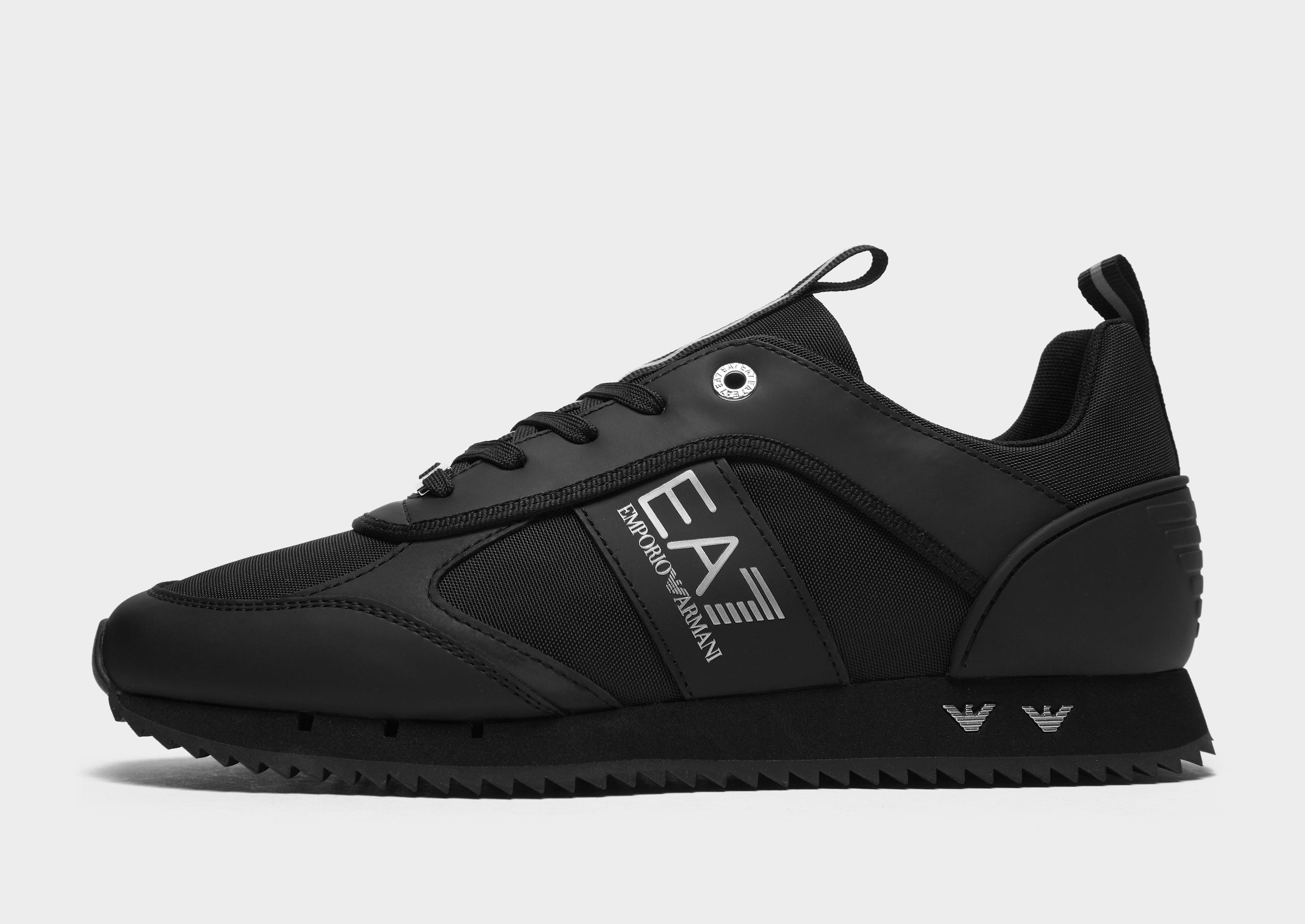 Black Emporio Armani EA7 B W Laces JD Sports UK