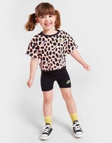 Nike Girls' Print T-Shirt/Cycle Shorts Set Children