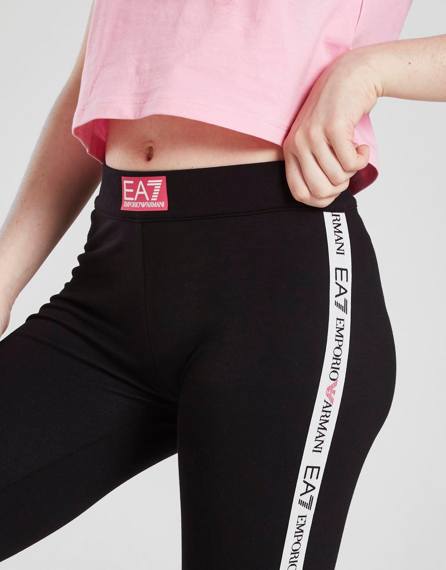 Emporio Armani EA7 Girls' Logo Tape Leggings Junior