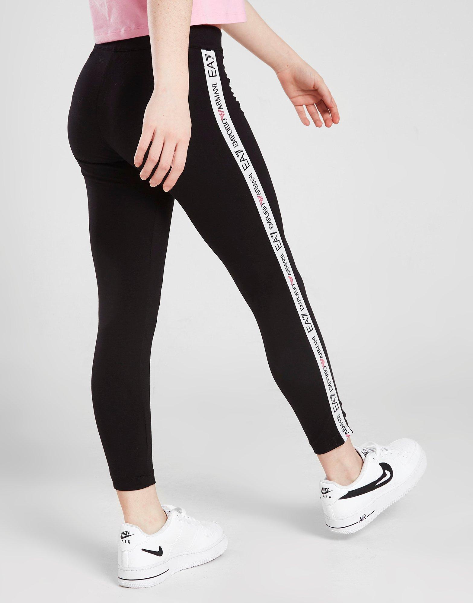 Emporio Armani EA7 Girls' Logo Tape Leggings Junior