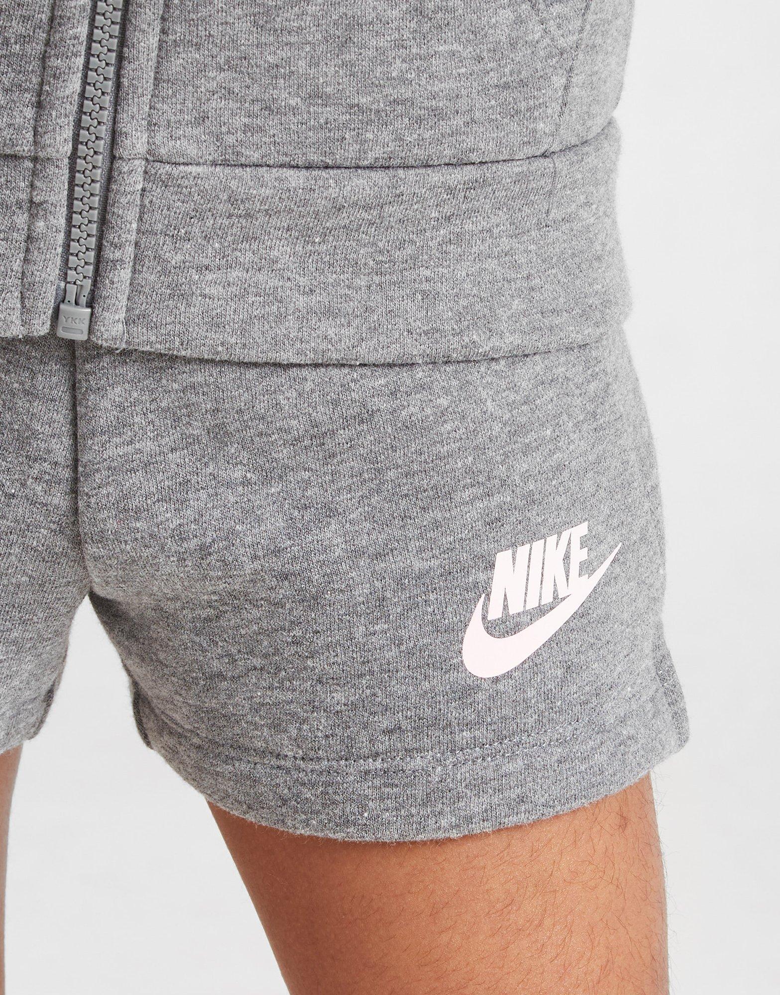 Nike Girls' Club Full Zip Hoodie/Shorts Set Children