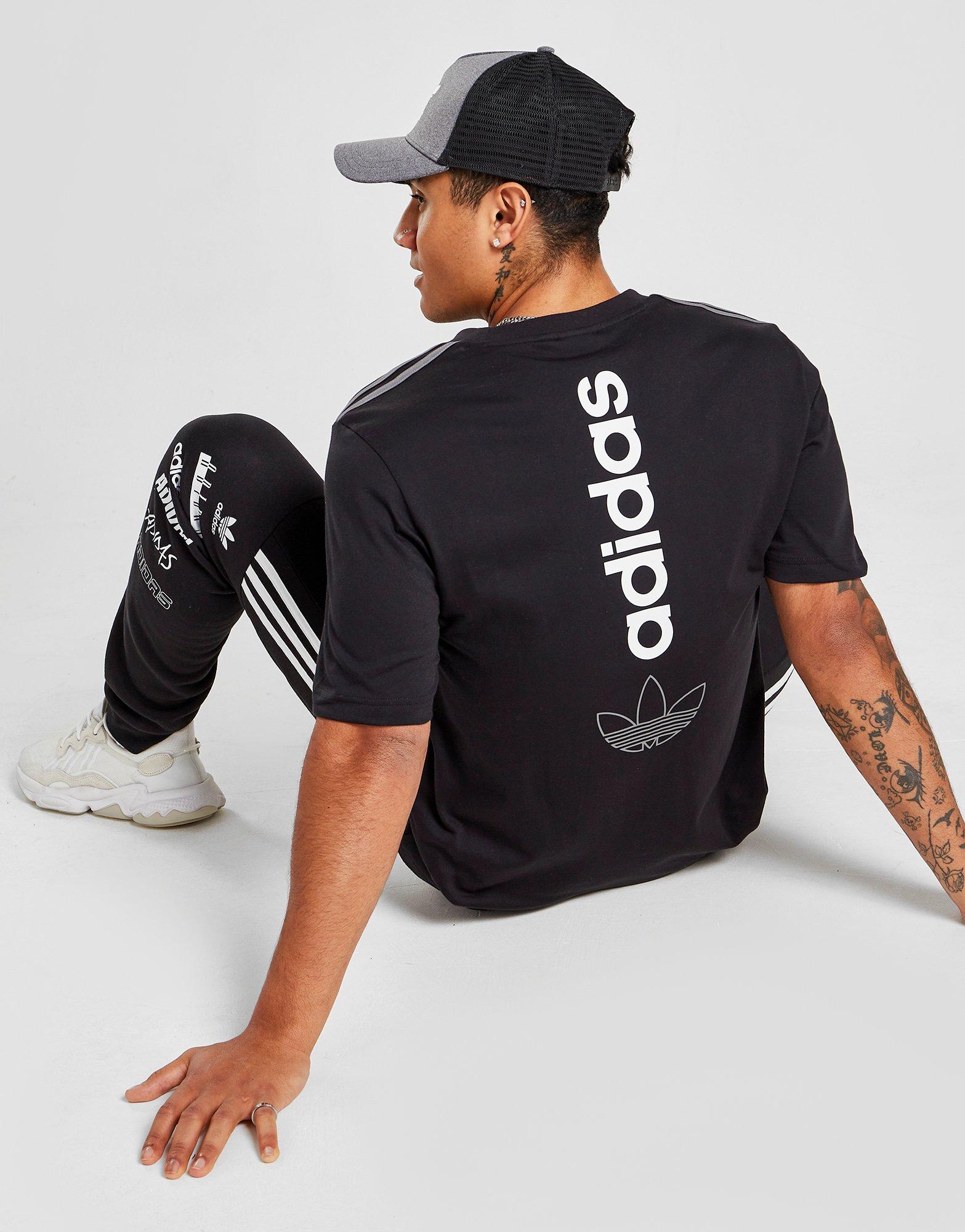 Black adidas Originals Itasca 22 T-Shirt - JD Sports Global | Sport-T-Shirts