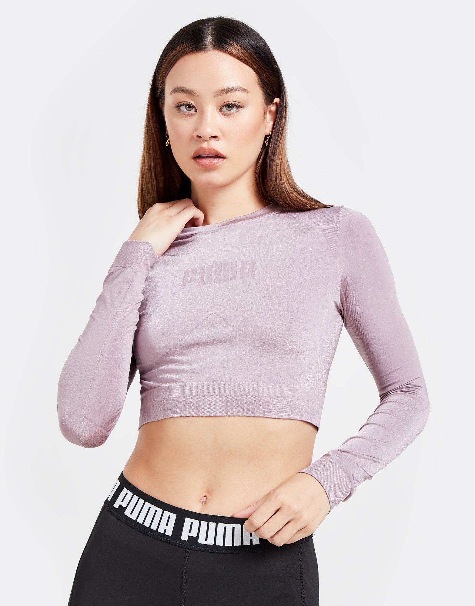 Puma evoKNIT Long Sleeve Crop Top