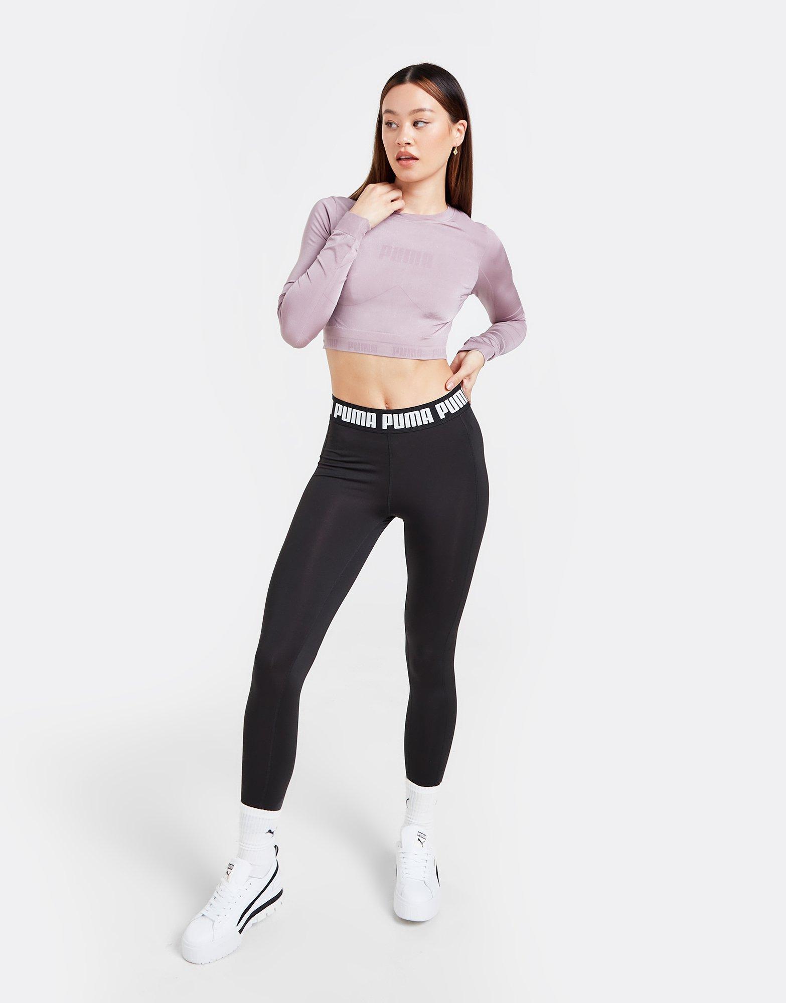 Puma evoKNIT Long Sleeve Crop Top