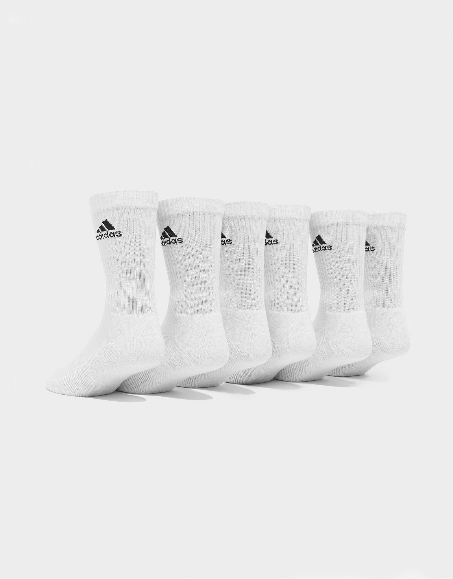 adidas 6 Pack Badge of Sport Cushioned Crew Socks