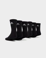 adidas 6 Pack Badge of Sport Cushioned Crew Socks