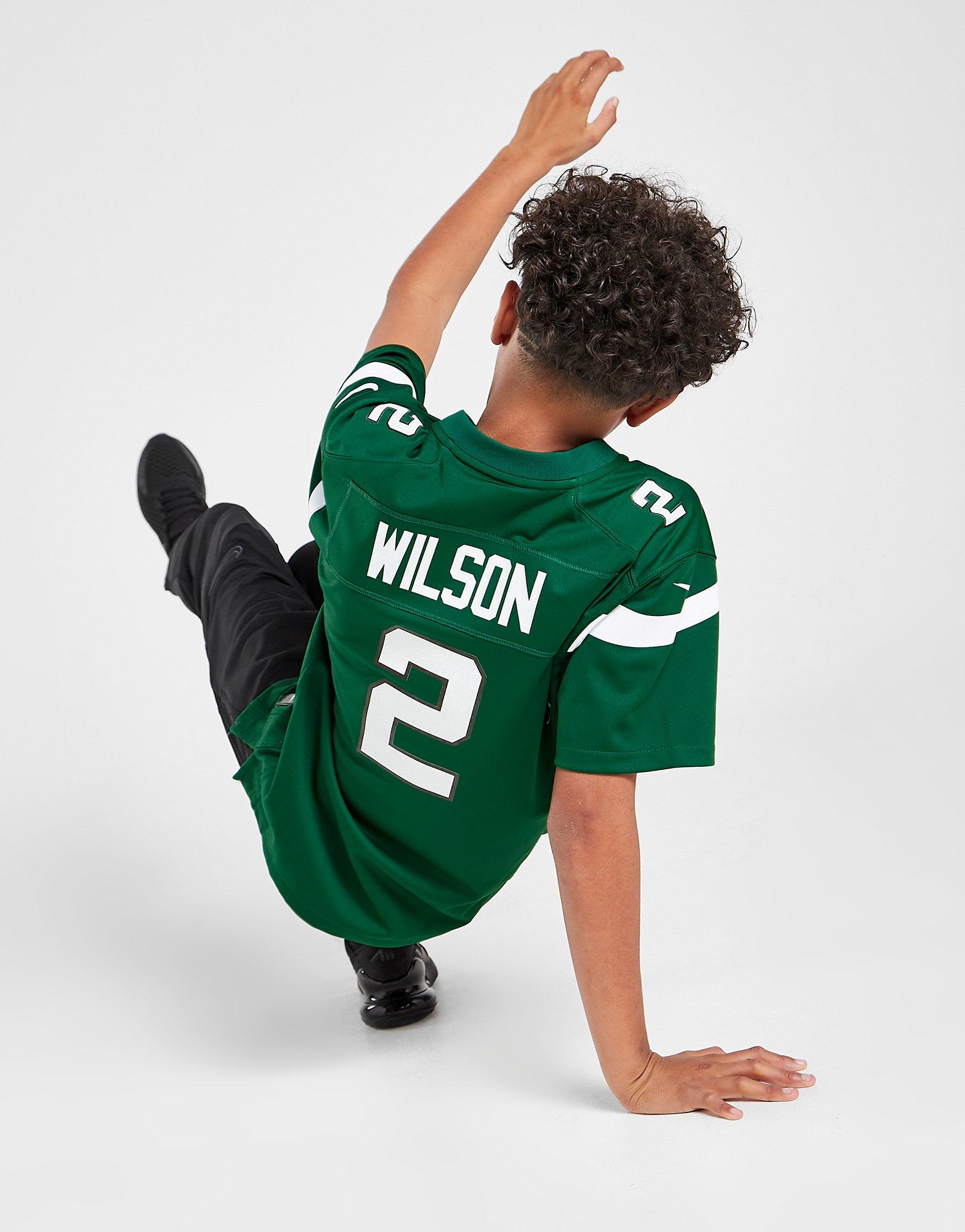 Black Nike NFL New York Jets Wilson #2 Jersey