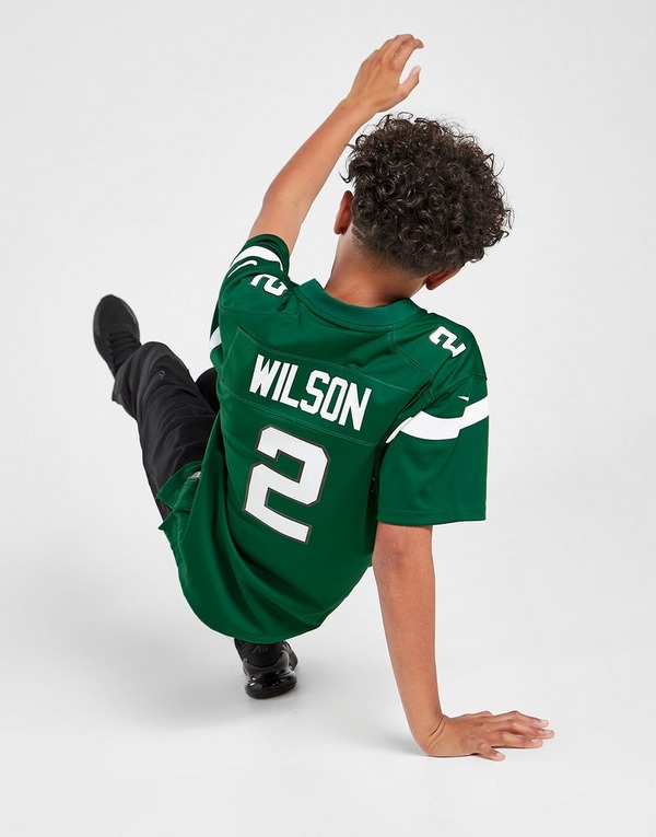 Green Nike NFL New York Jets Wilson #2 Jersey Junior
