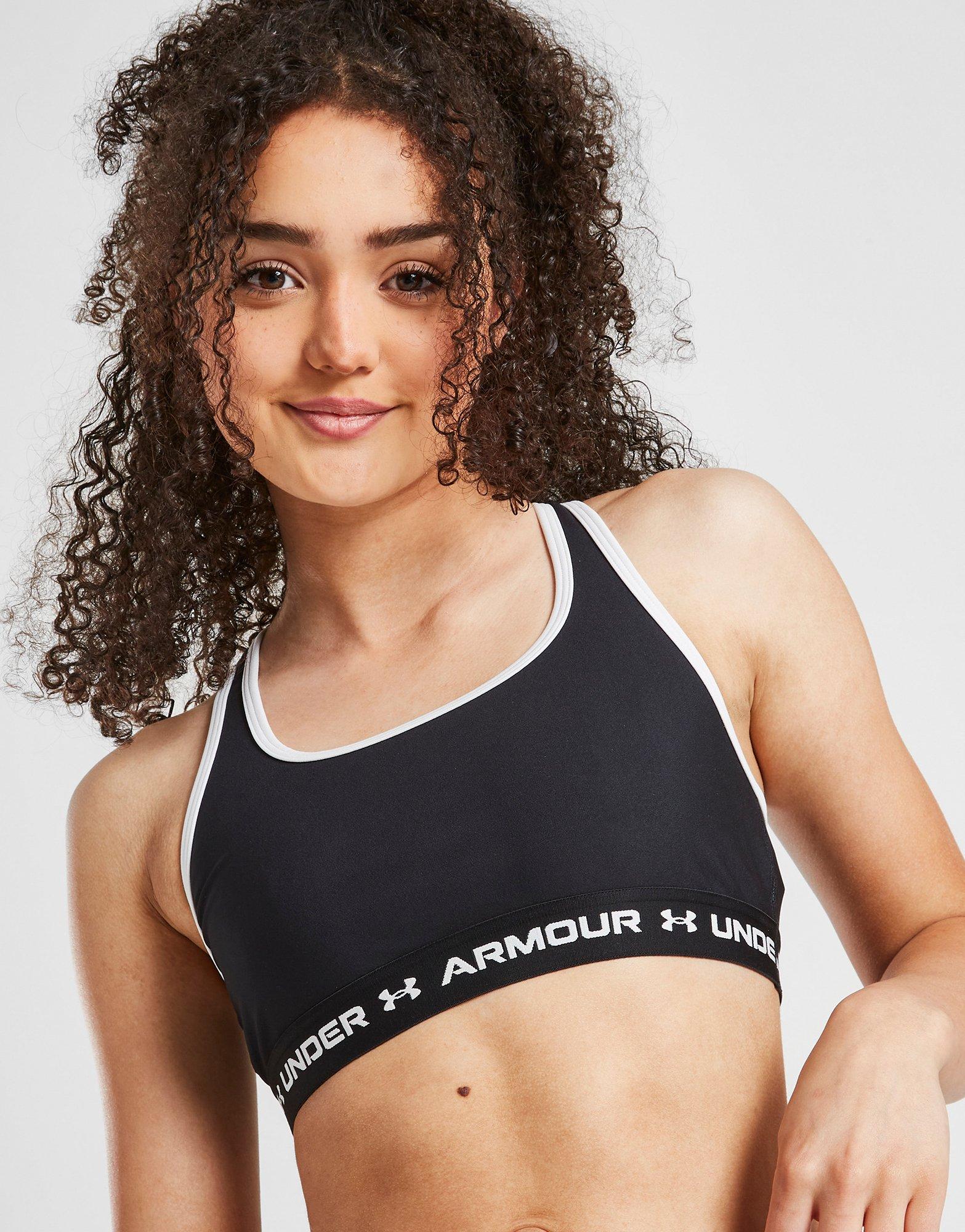 Black Under Armour Girls' Crossback Sports Bra Junior - JD Sports