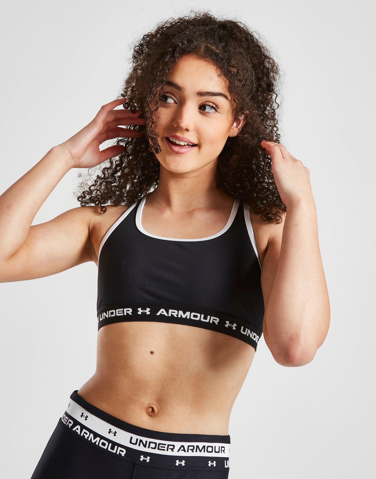 2024 Under Armour Junior Girls Kids Crossback Sports Bra