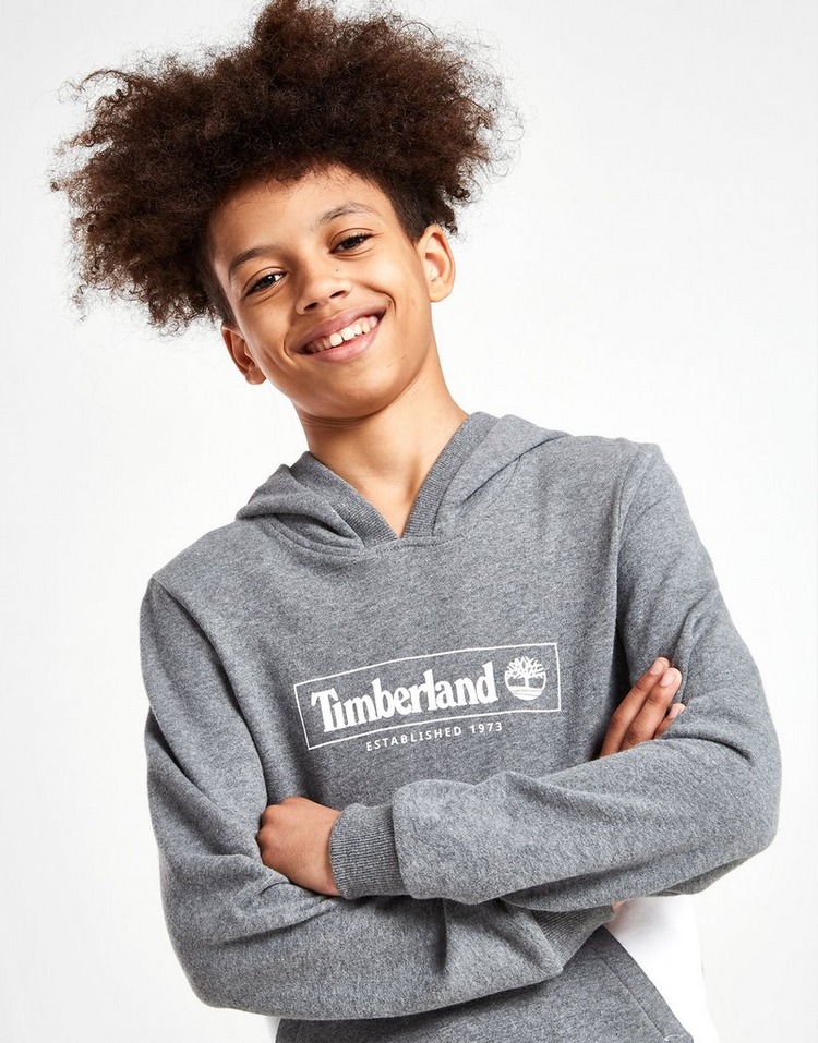 Timberland Colour Block Logo Hoodie Junior