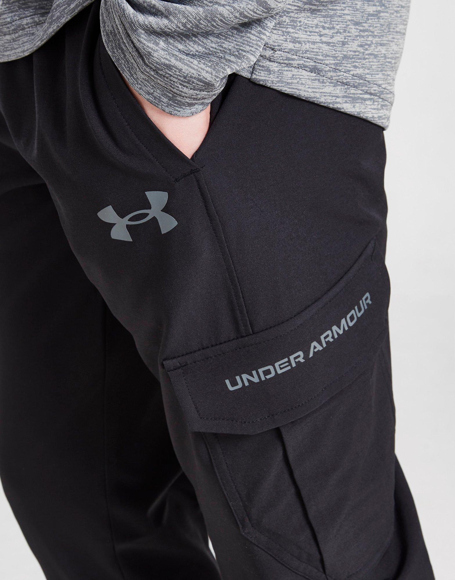 Black Under Armour Woven Cargo Pants Junior - JD Sports NZ