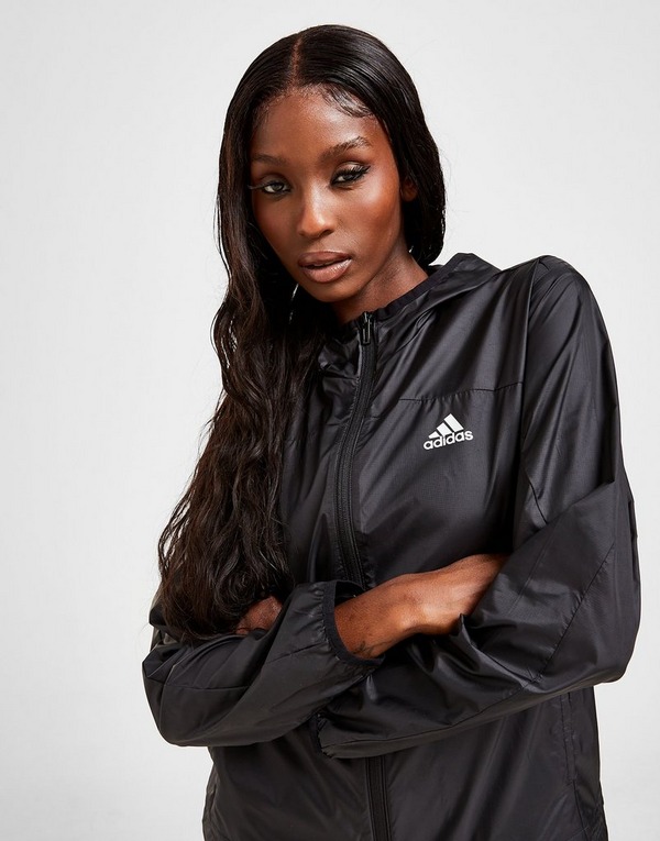 Black adidas Windbreaker Jacket | JD Sports UK