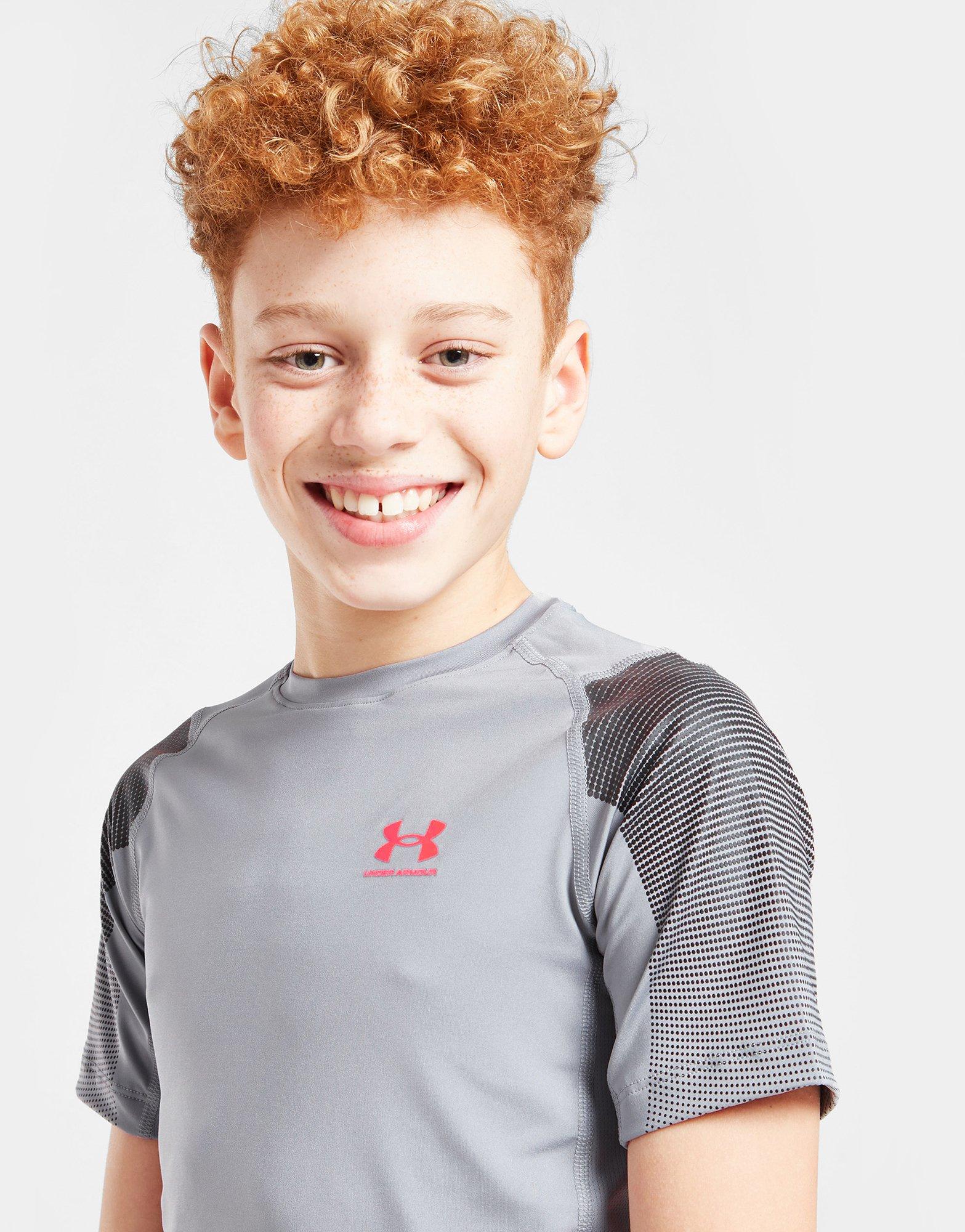 Under Armour HeatGear Fitted Faded T-Shirt Junior