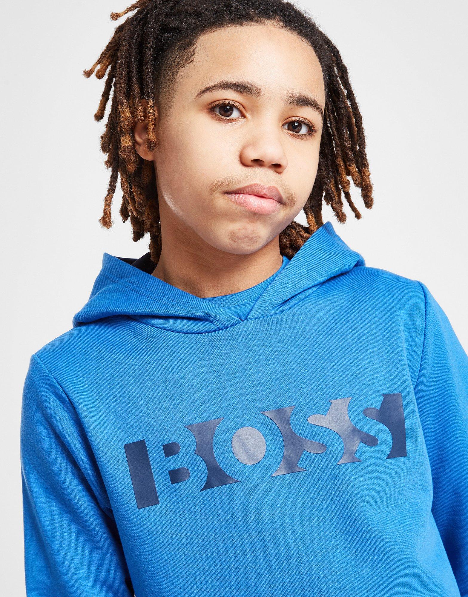 BOSS Logo Overhead Hoodie Junior