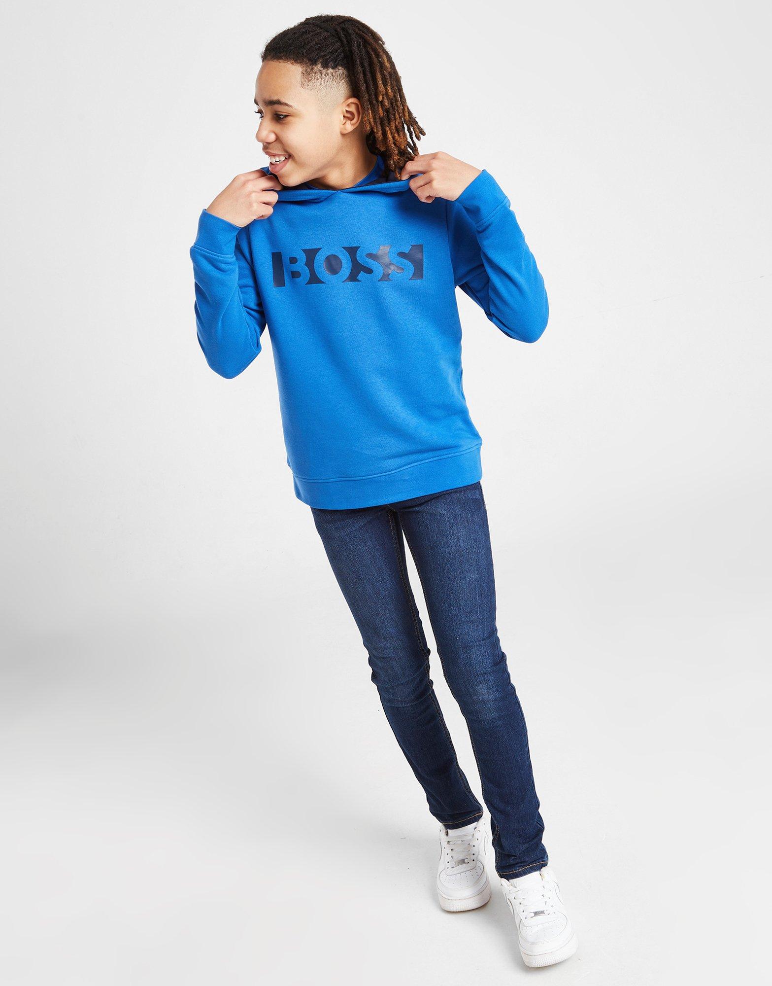 BOSS Logo Overhead Hoodie Junior