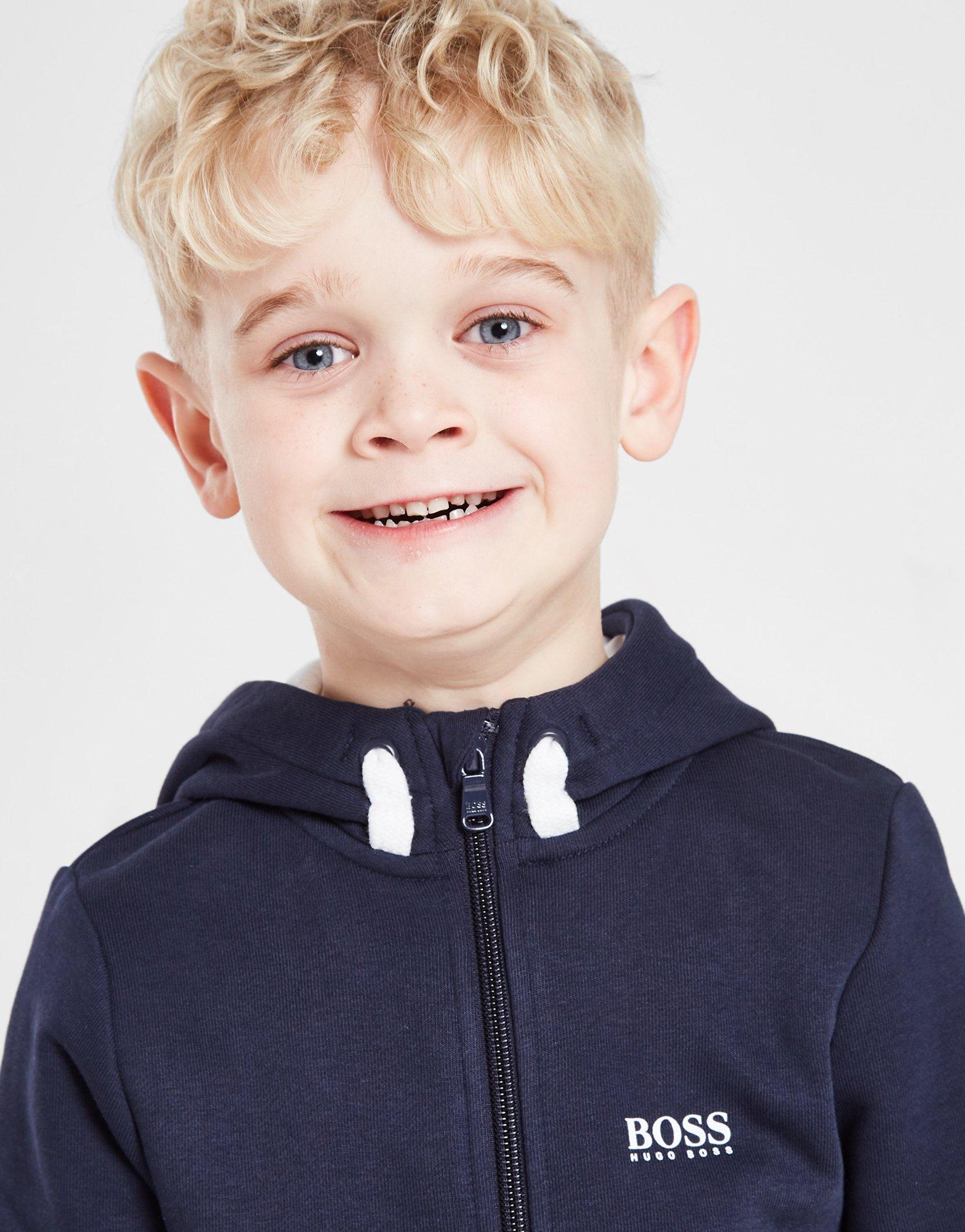 BOSS Small Logo Fleece Tracksuit Children