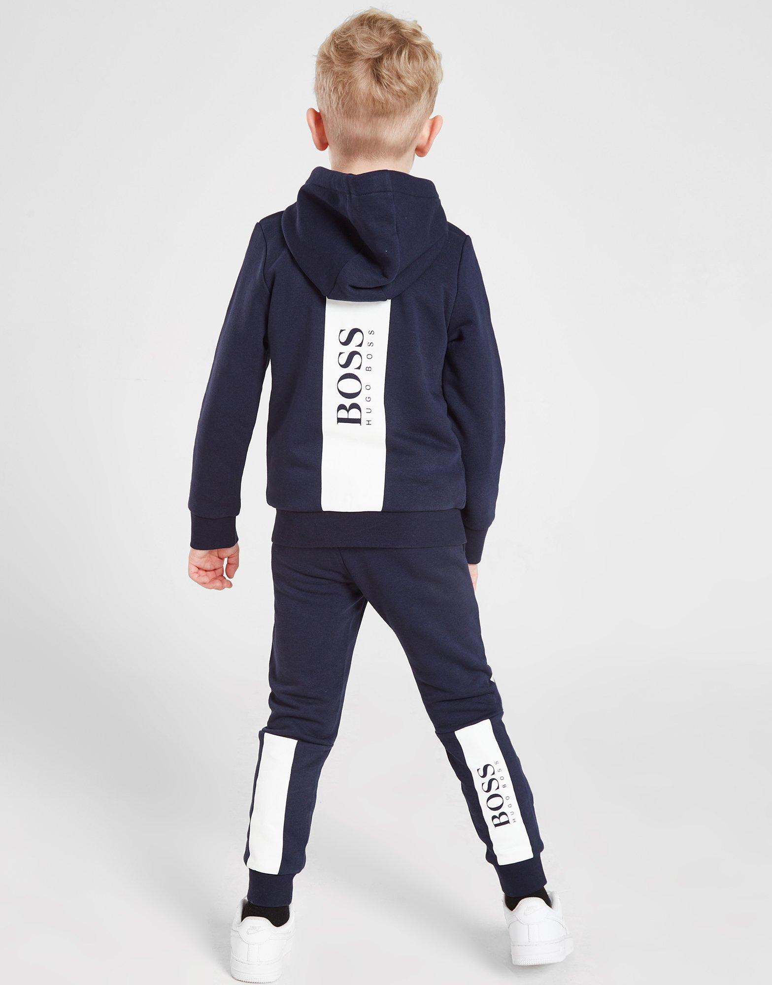 BOSS Small Logo Fleece Tracksuit Children