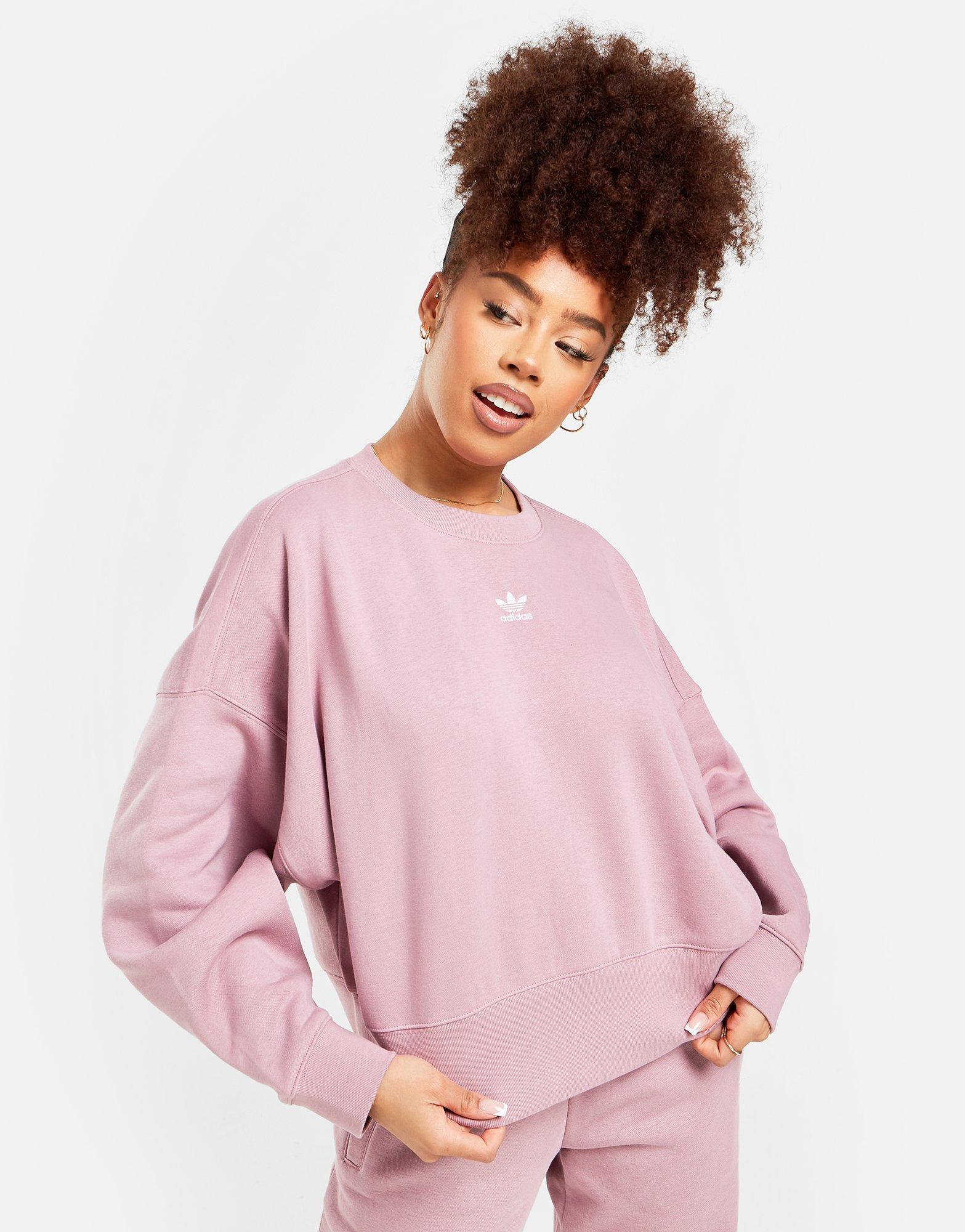 adidas Originals Essential Crop Crew Fleece Sweatshirt