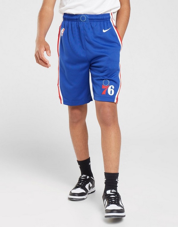pantalón corto NBA Philadelphia 76ers júnior en Azul Sports España