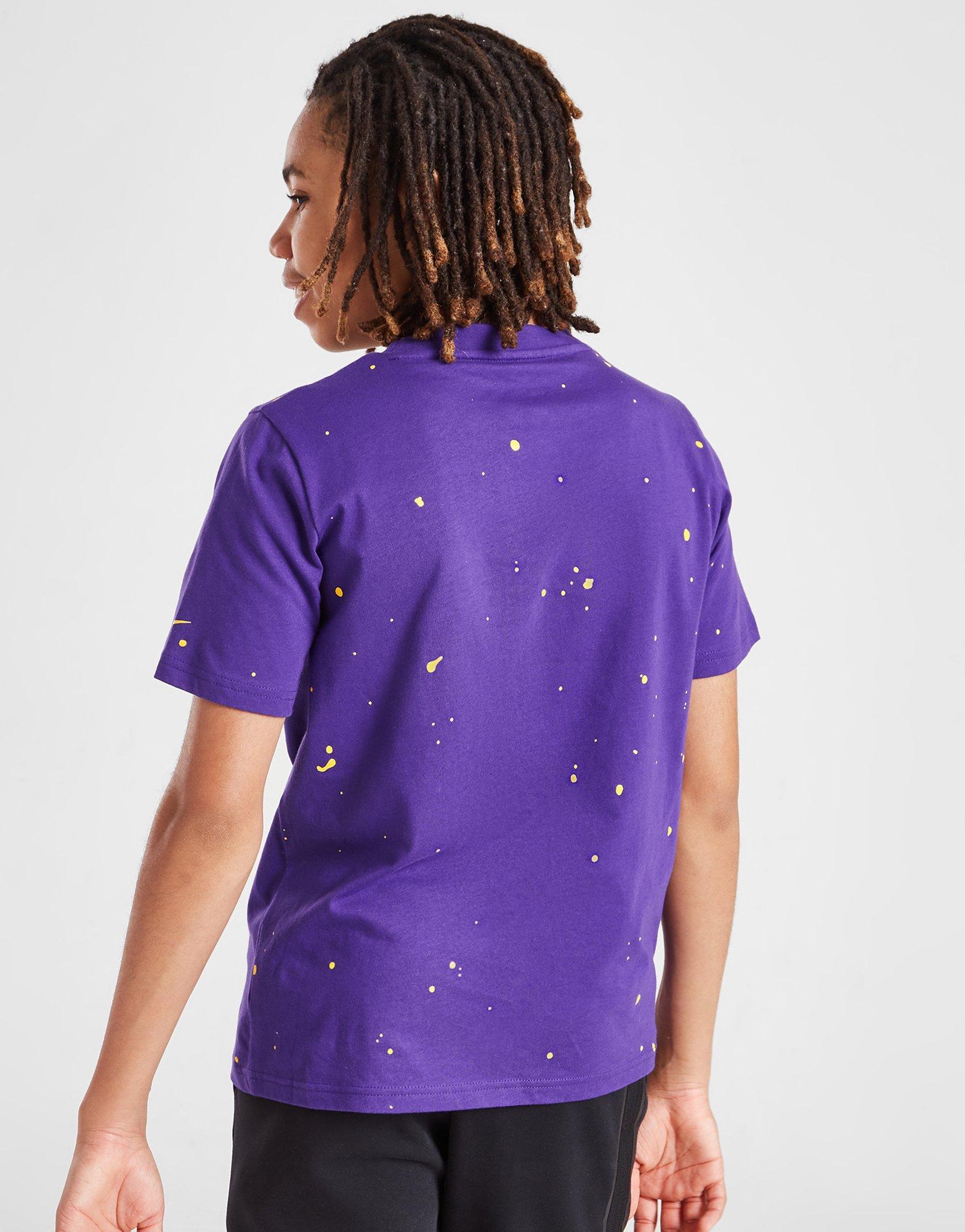 Nike NBA LA Lakers Spellout T-Shirt Junior