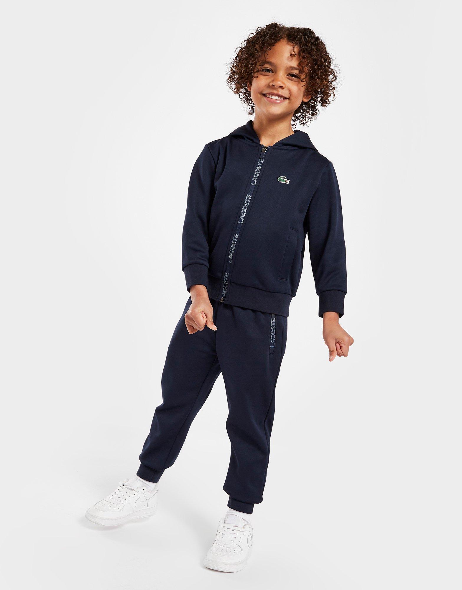 Lacoste Poly Tape Full Zip Hoodie Children