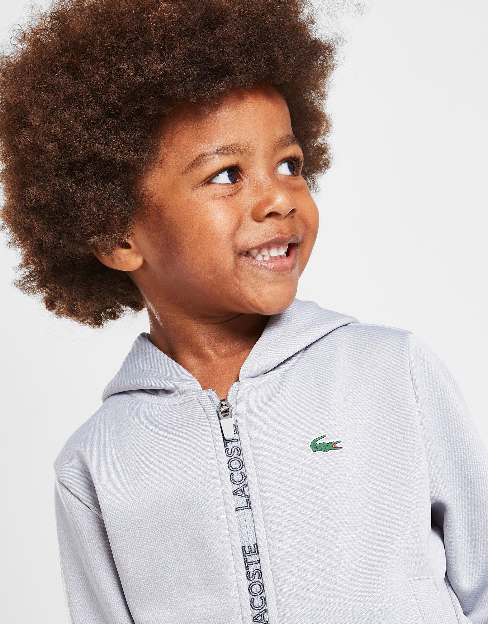 Lacoste Poly Tape Full Zip Hoodie Children