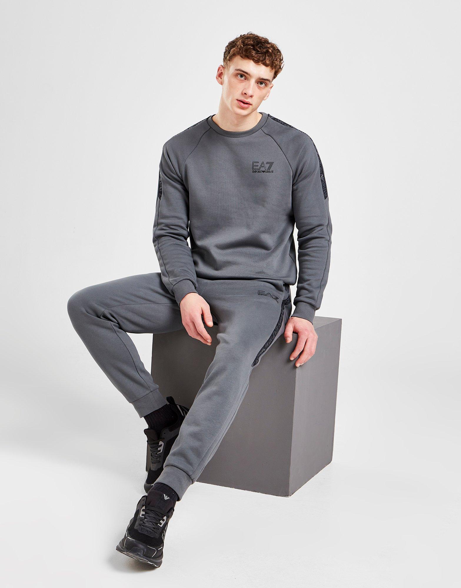 emporio armani ea7 grain tape tracksuit