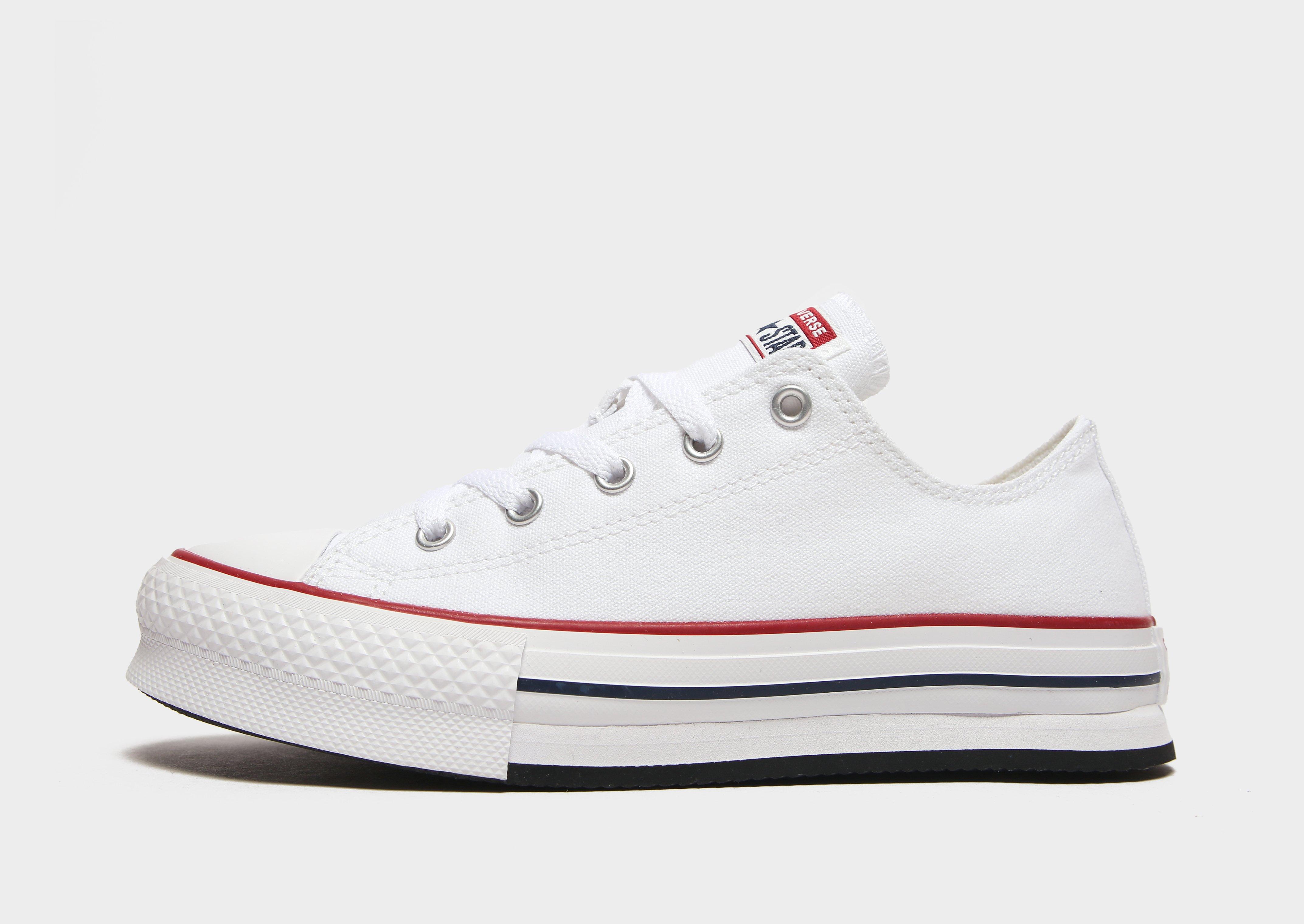 White Converse All Star Ox Lift Platform Junior JD Sports Global