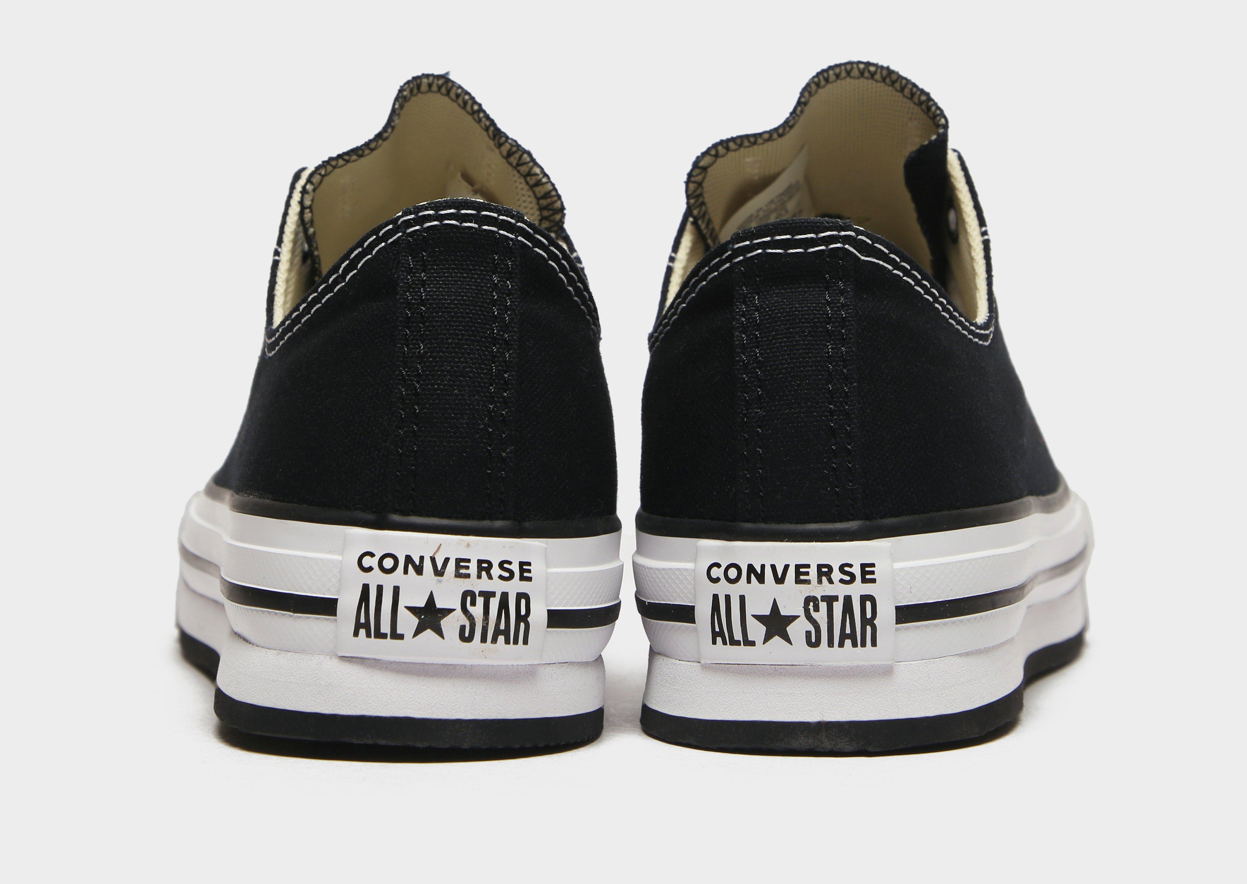 Black Converse All Star Ox Lift Platform Junior | JD Sports UK